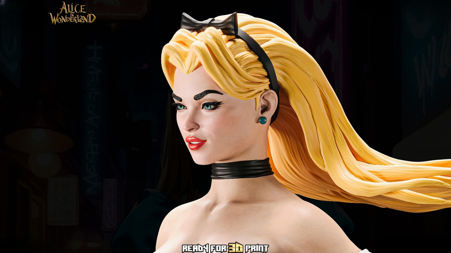 3919 Alice NSFW - Alice in Wonderland - STL 3D Print Files