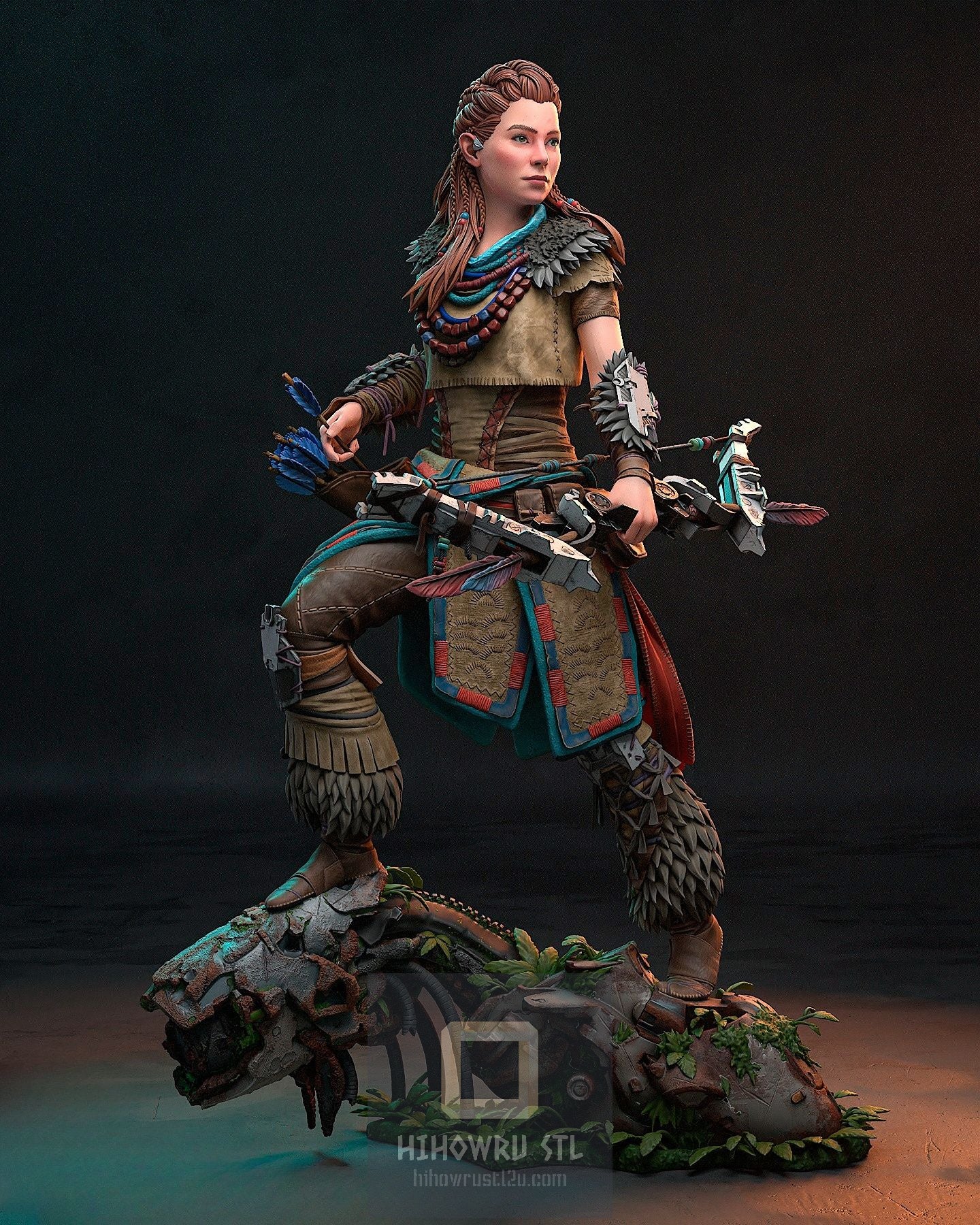 4320 Aloy - Horizon Zero Dawn - STL 3D Print Files