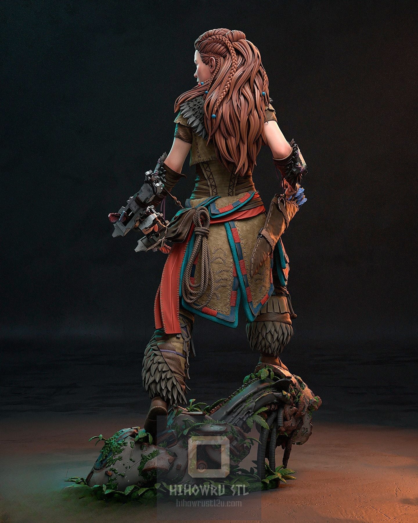 4320 Aloy - Horizon Zero Dawn - STL 3D Print Files