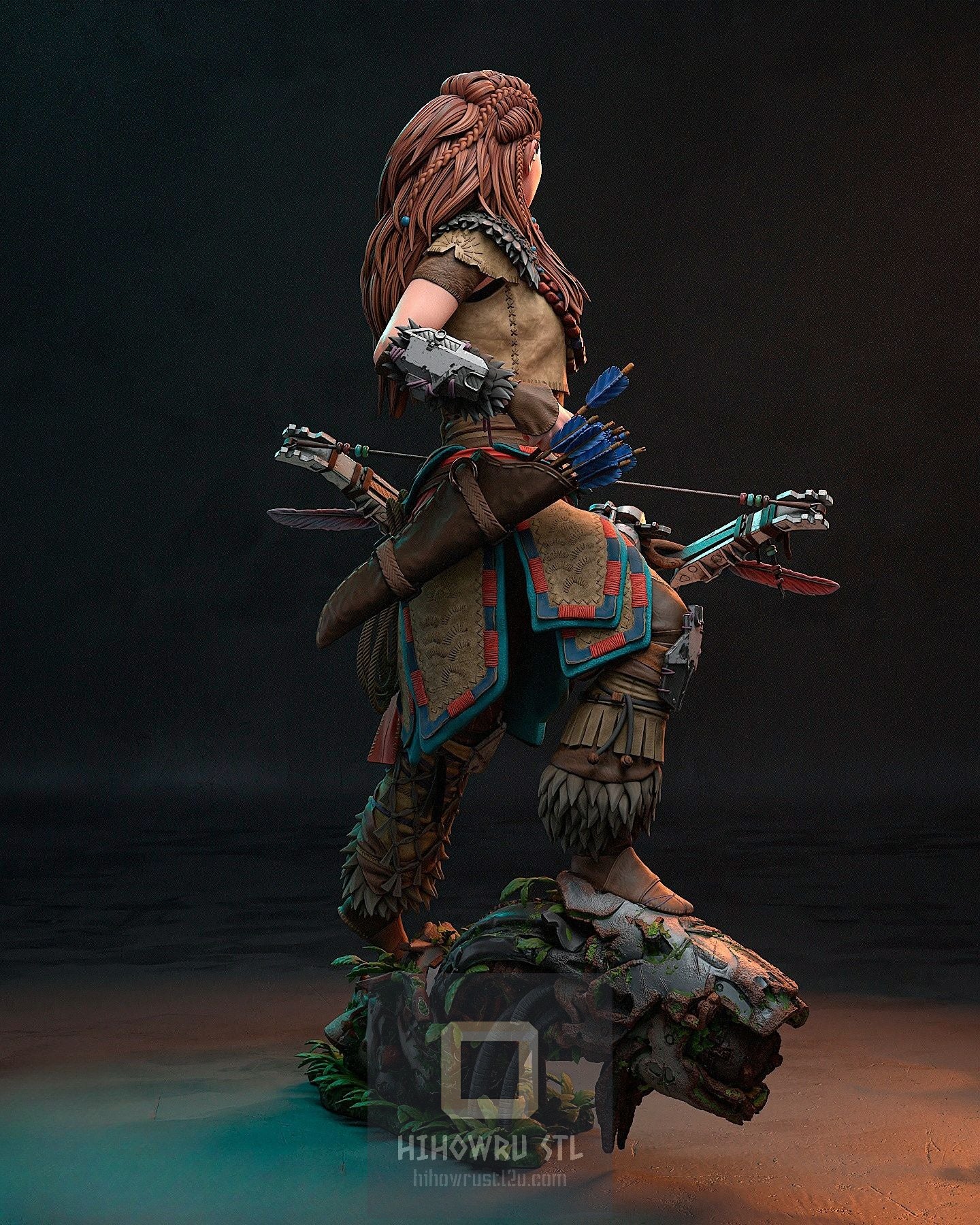 4320 Aloy - Horizon Zero Dawn - STL 3D Print Files