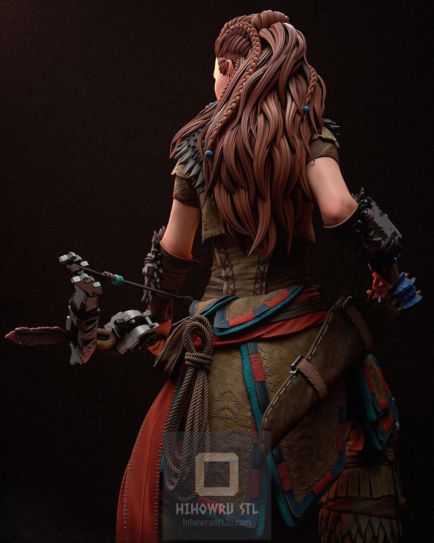4320 Aloy - Horizon Zero Dawn - STL 3D Print Files