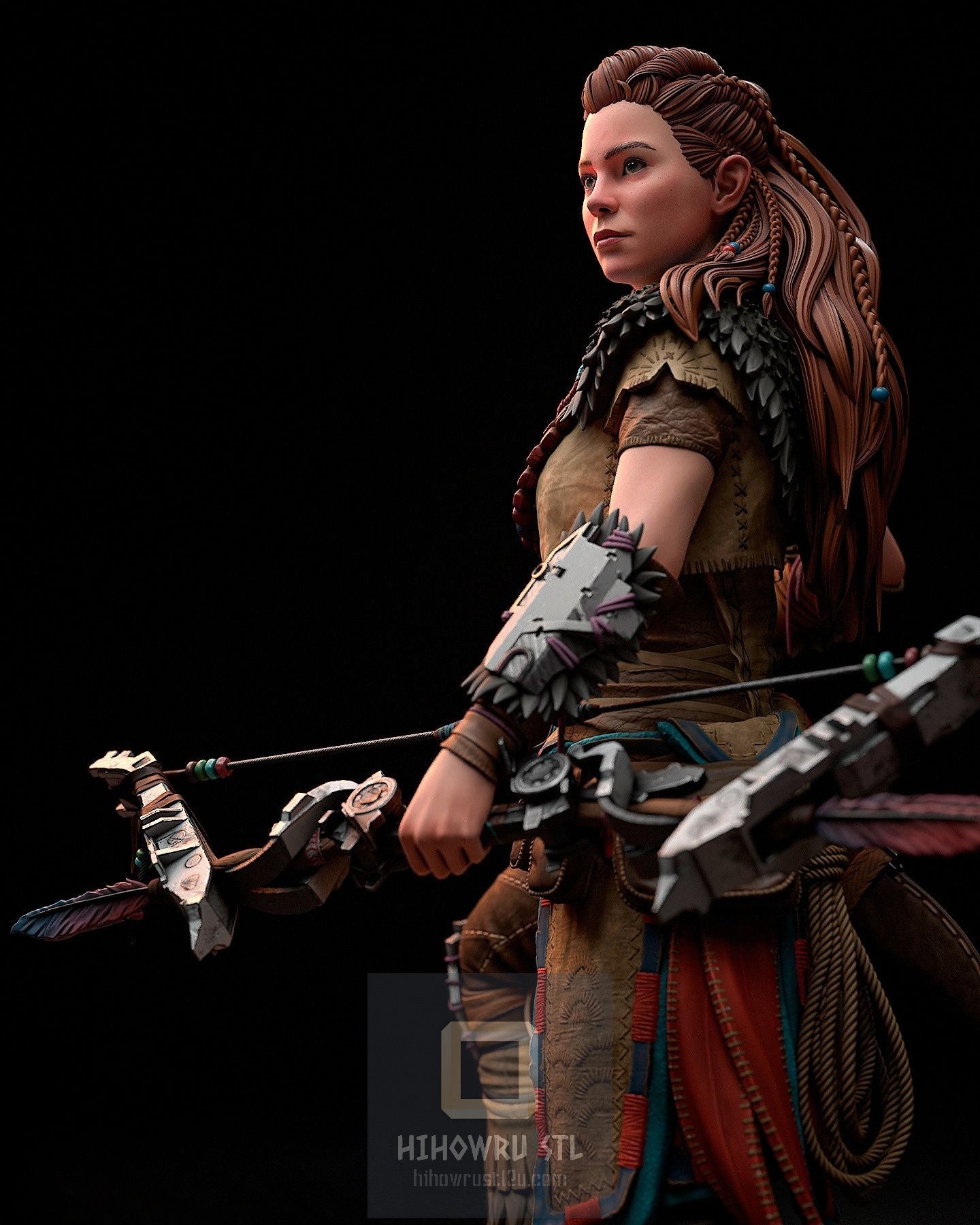 4320 Aloy - Horizon Zero Dawn - STL 3D Print Files