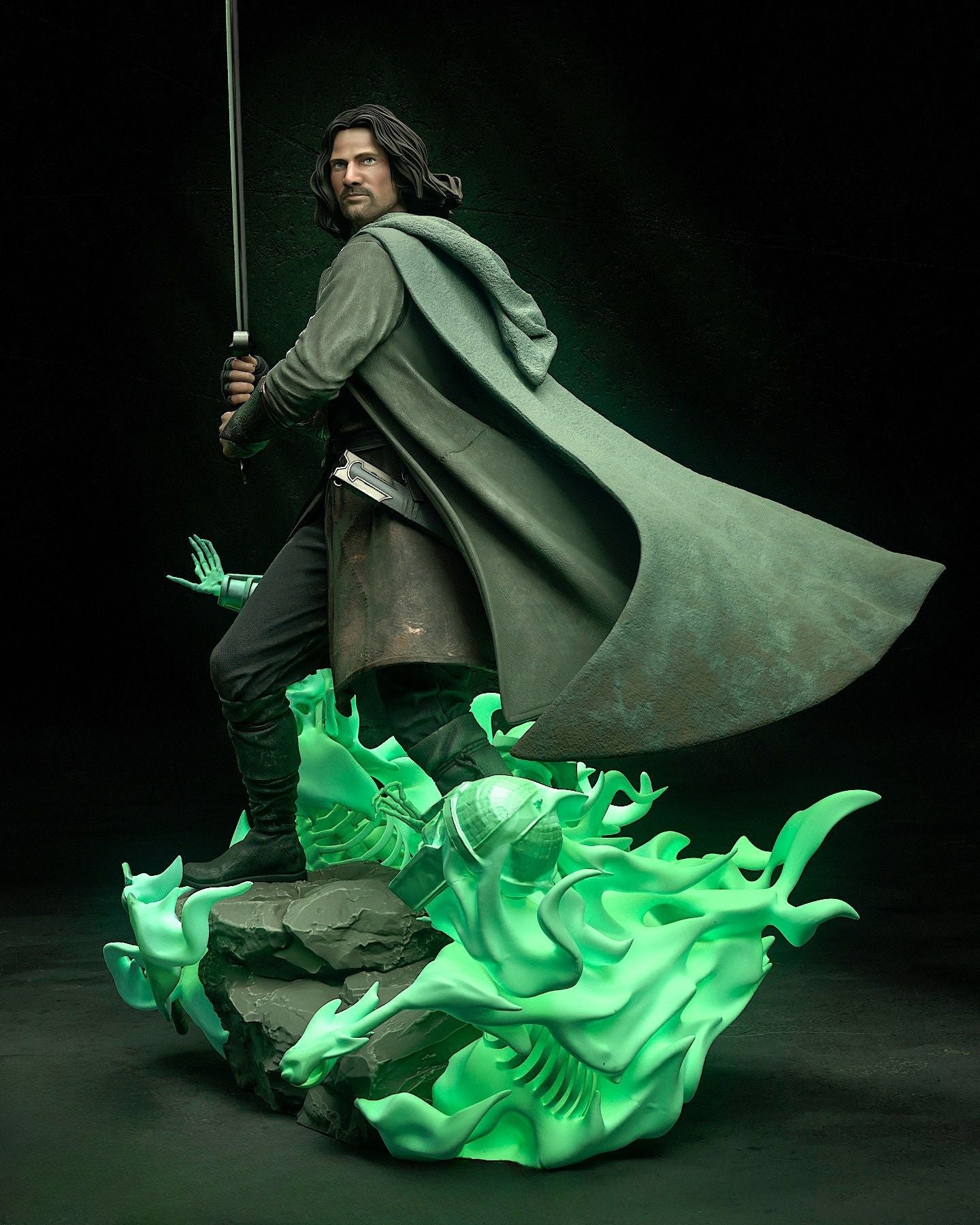 3939 Aragorn - Lord of the Rings - STL 3D Print Files