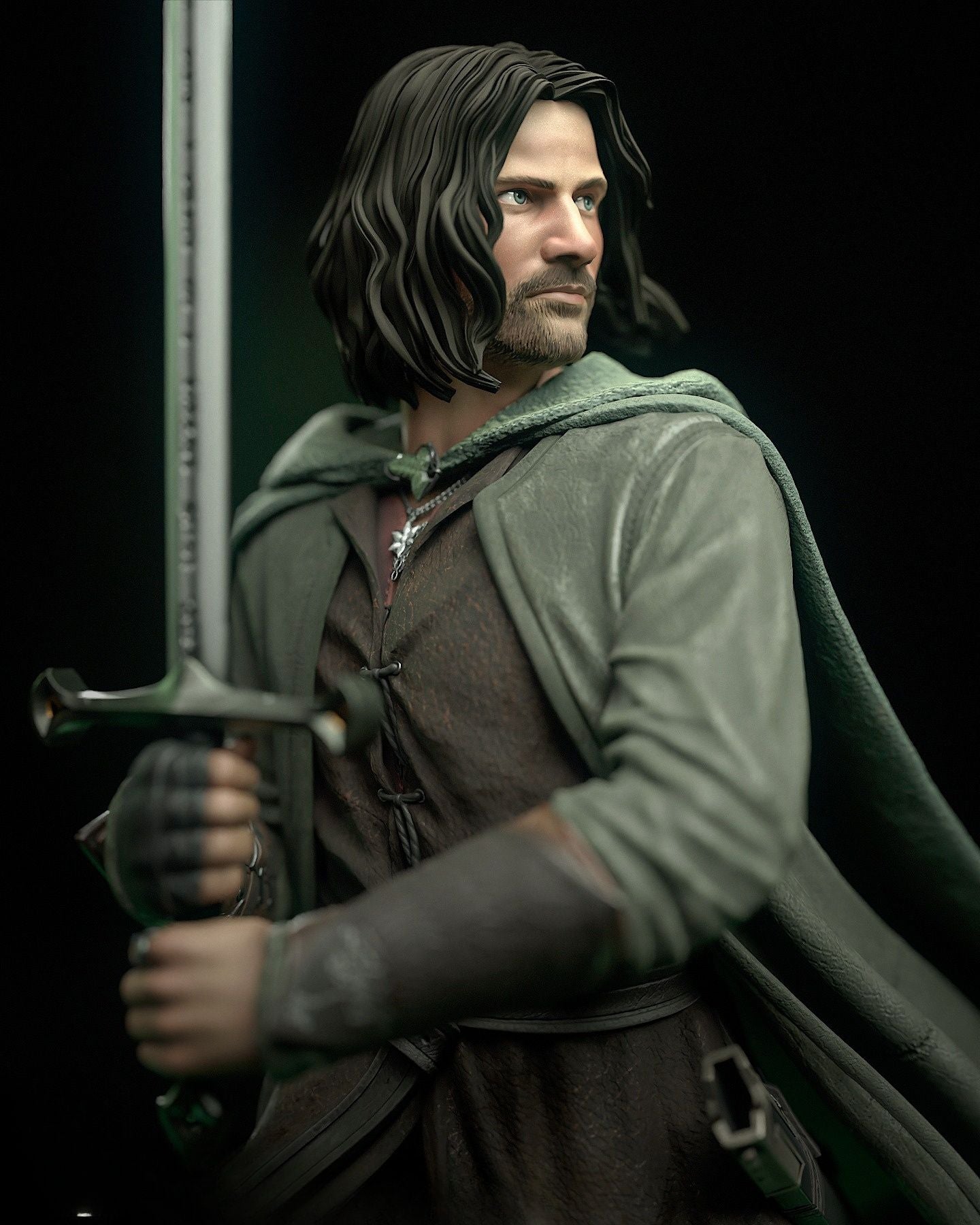 3939 Aragorn - Lord of the Rings - STL 3D Print Files