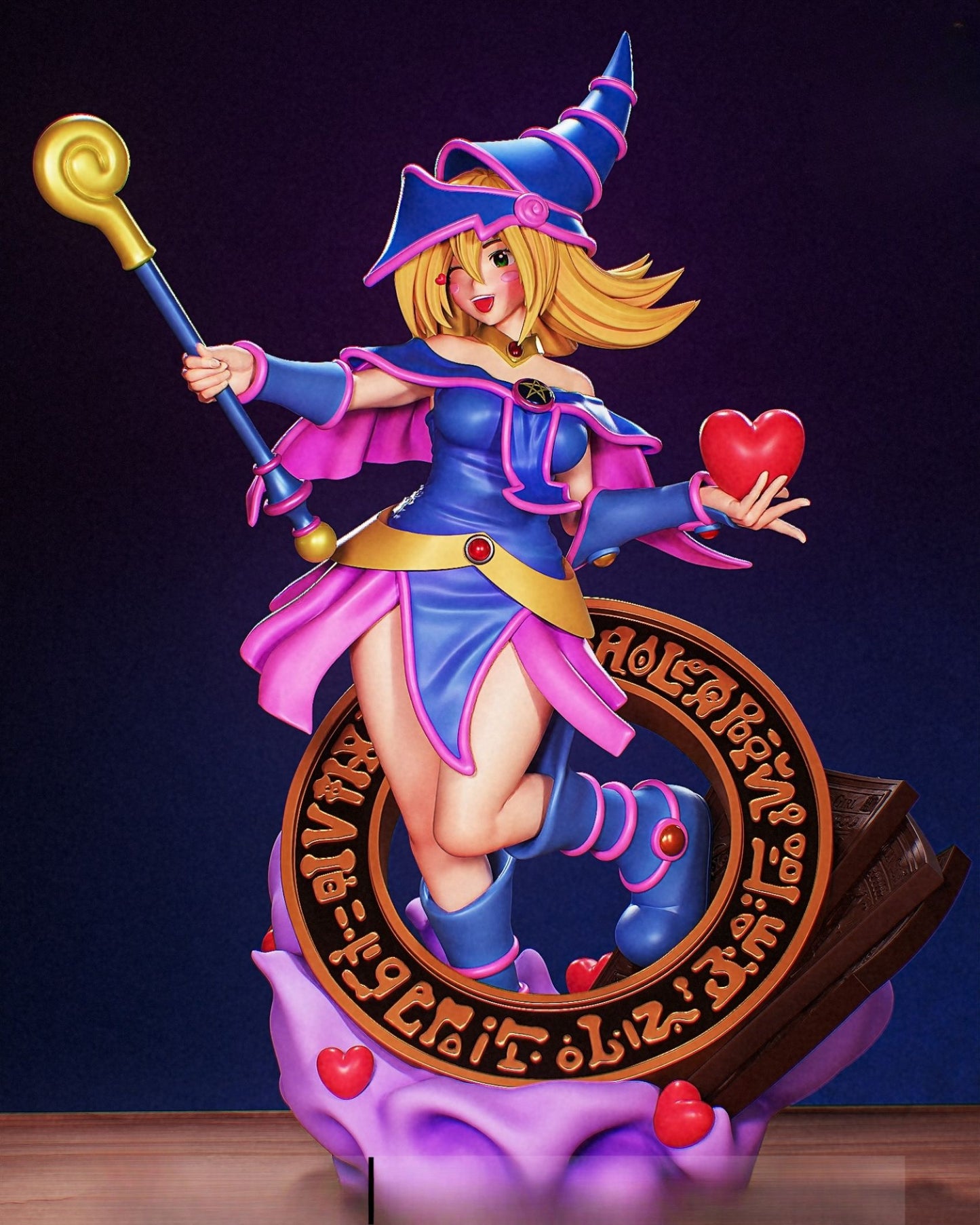 4179 Dark Magician Girl NSFW - Yu-Gi-Oh! - STL 3D Print Files