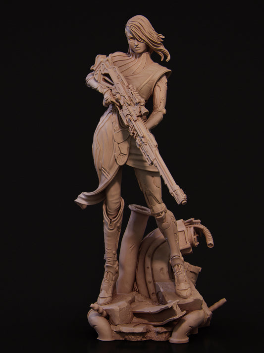 4106 Aryn - Cyberpunk Assassin - STL 3D Print Files
