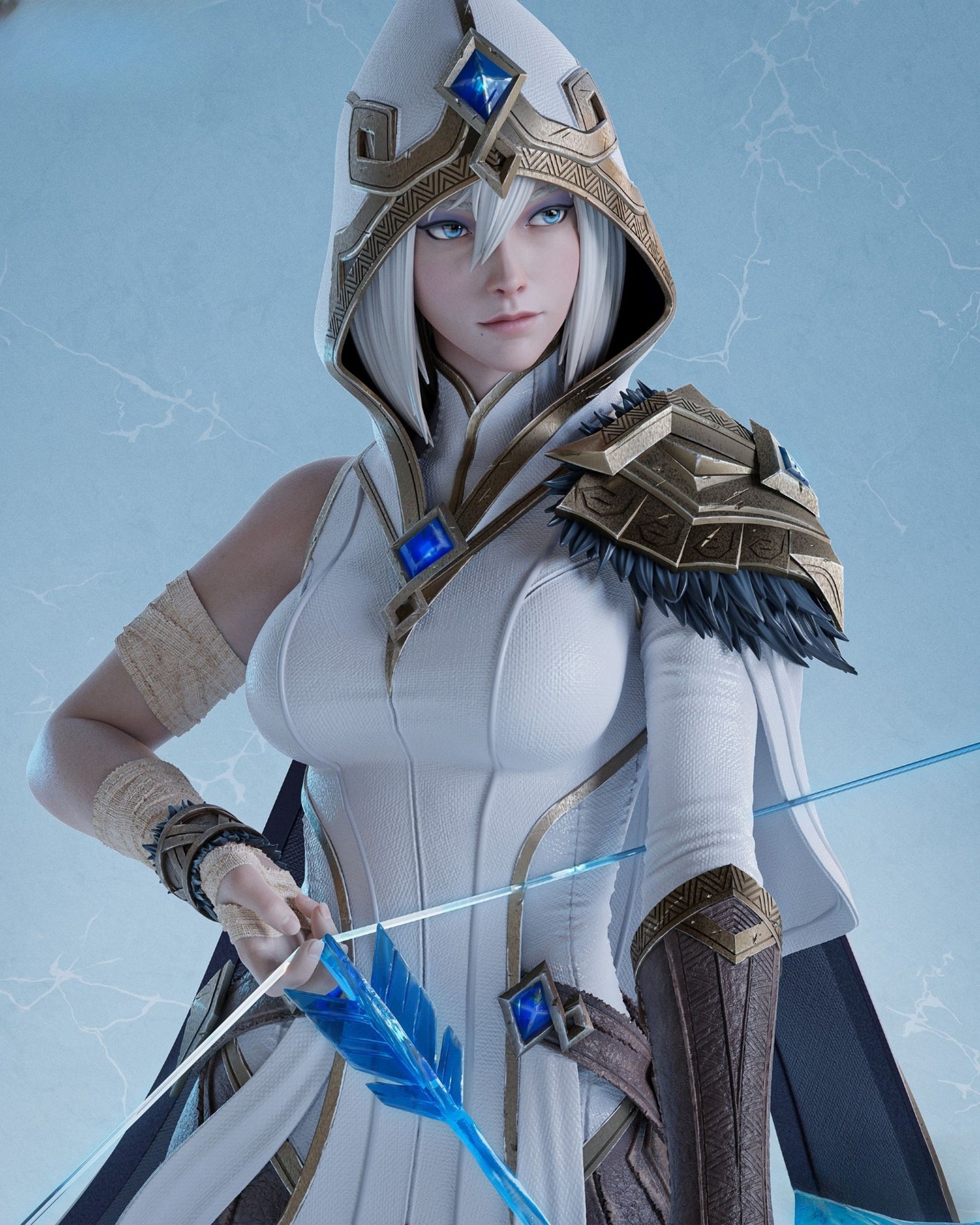 3061 Ashe - League of Legends - STL 3D Print Files