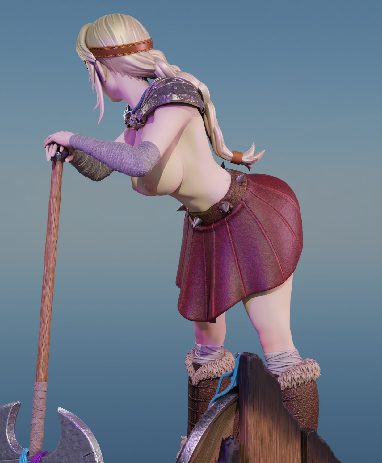 3741 Astrid Hofferson NSFW - How to Train Your Dragon - STL 3D Print Files