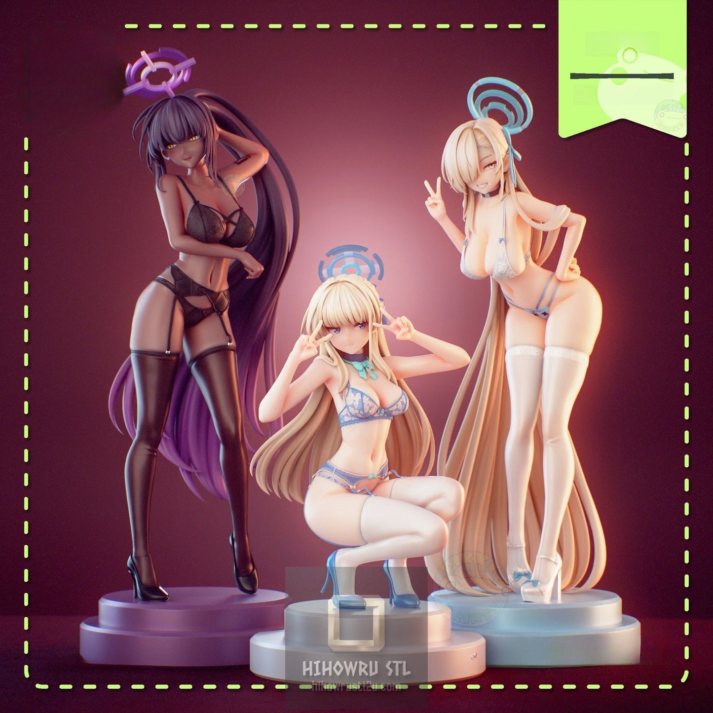 5357 Ichinose Asuna NSFW - Blue Archive - STL 3D Print Files