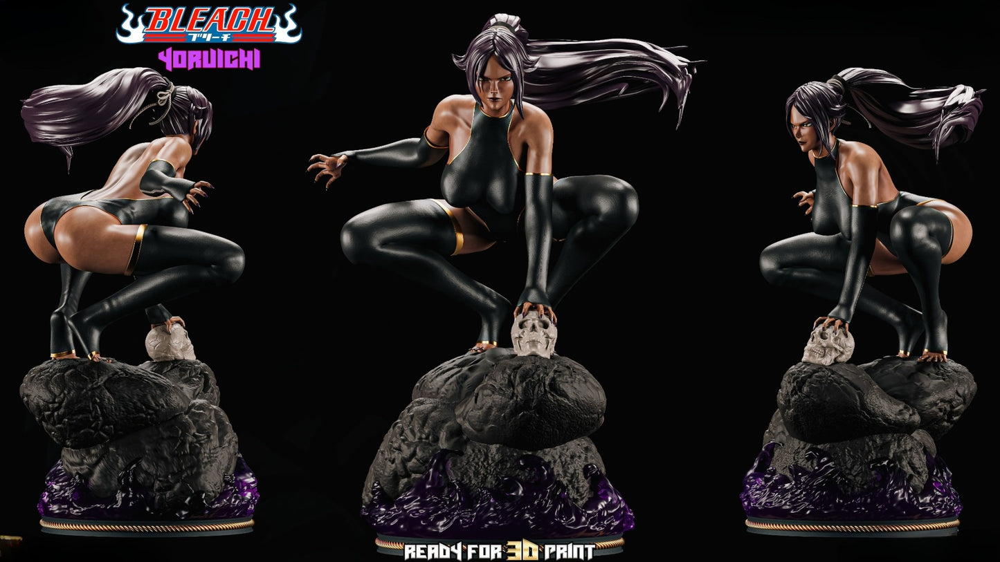 3913 Yoruichi Shihouin NSFW - Bleach - STL 3D Print Files