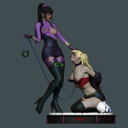 3021 Punchline And Harley Quinn NSFW - DC Comics - STL 3D Print Files