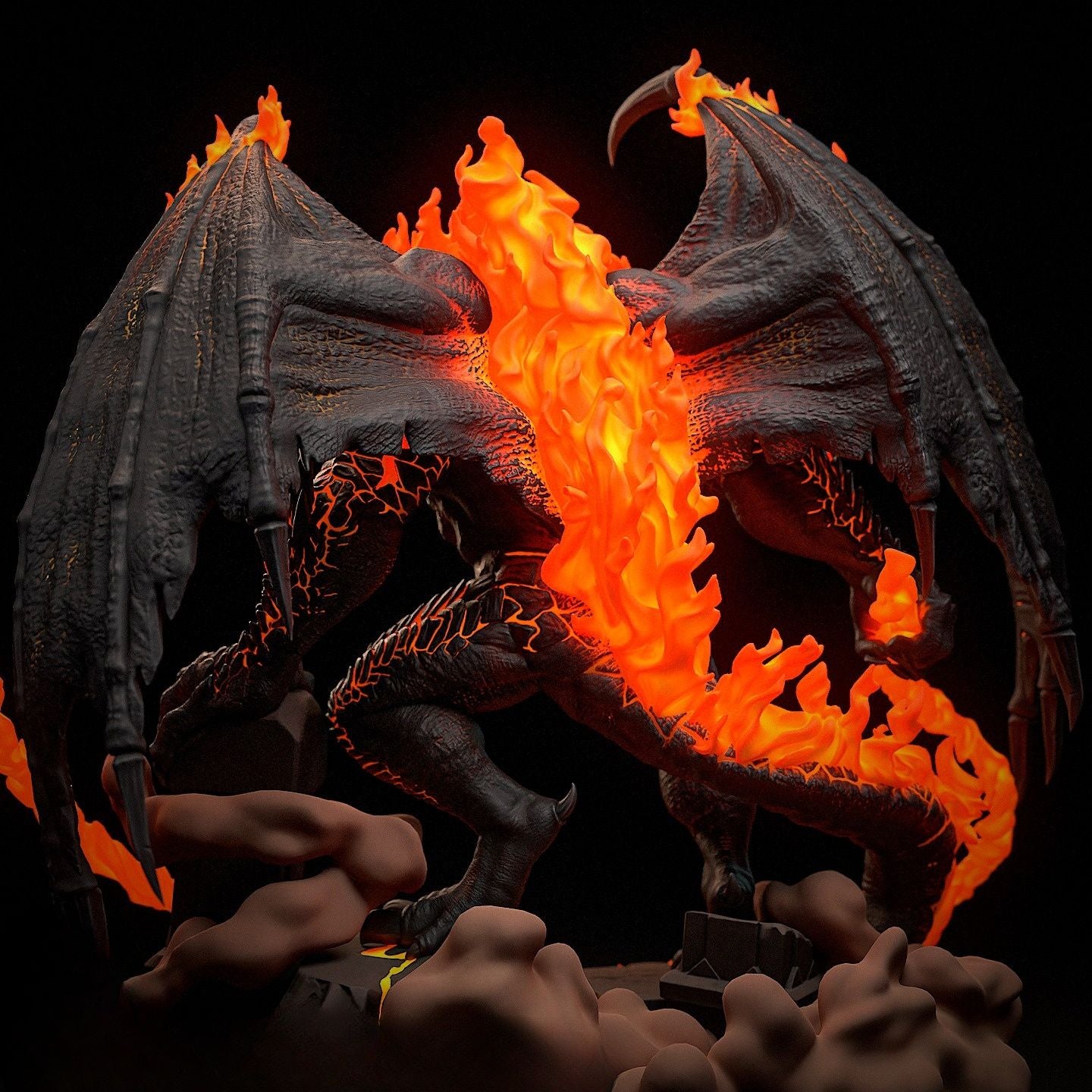 3940 Balrog - The Lord of the Rings - STL 3D Print Files
