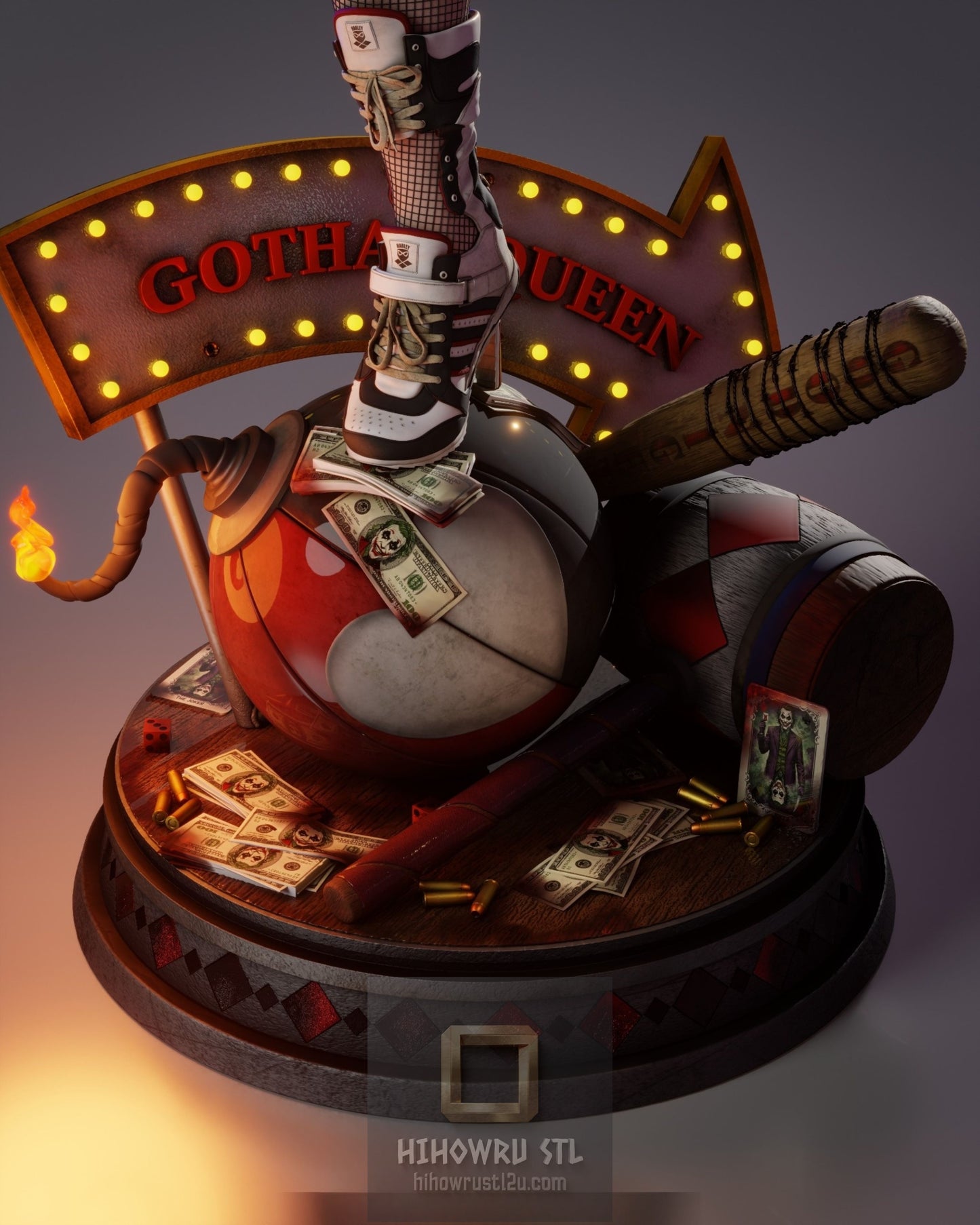 5053 Harley Quinn NSFW - DC Comics - STL 3D Print Files