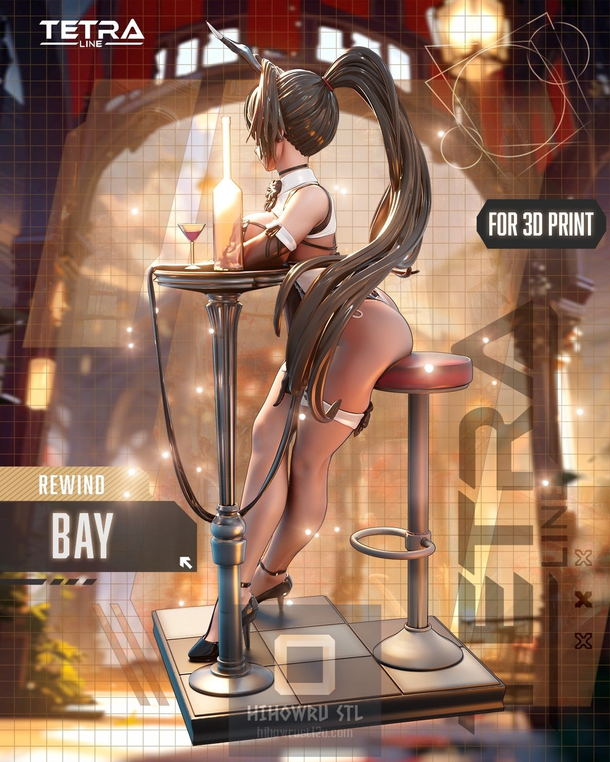 4610 Bay NSFW - Nikke Goddess of Victory - STL 3D Print Files