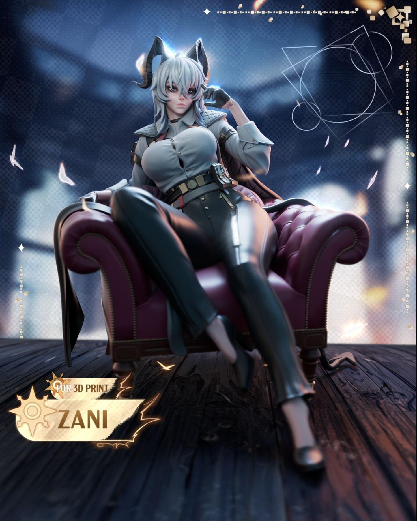 3880 Zani NSFW - Wuthering Waves - STL 3D Print Files