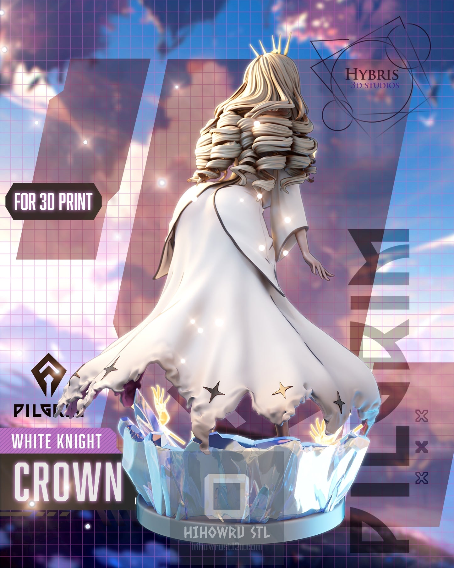 4619 Crown - Nikke Goddess of Victory - STL 3D Print Files