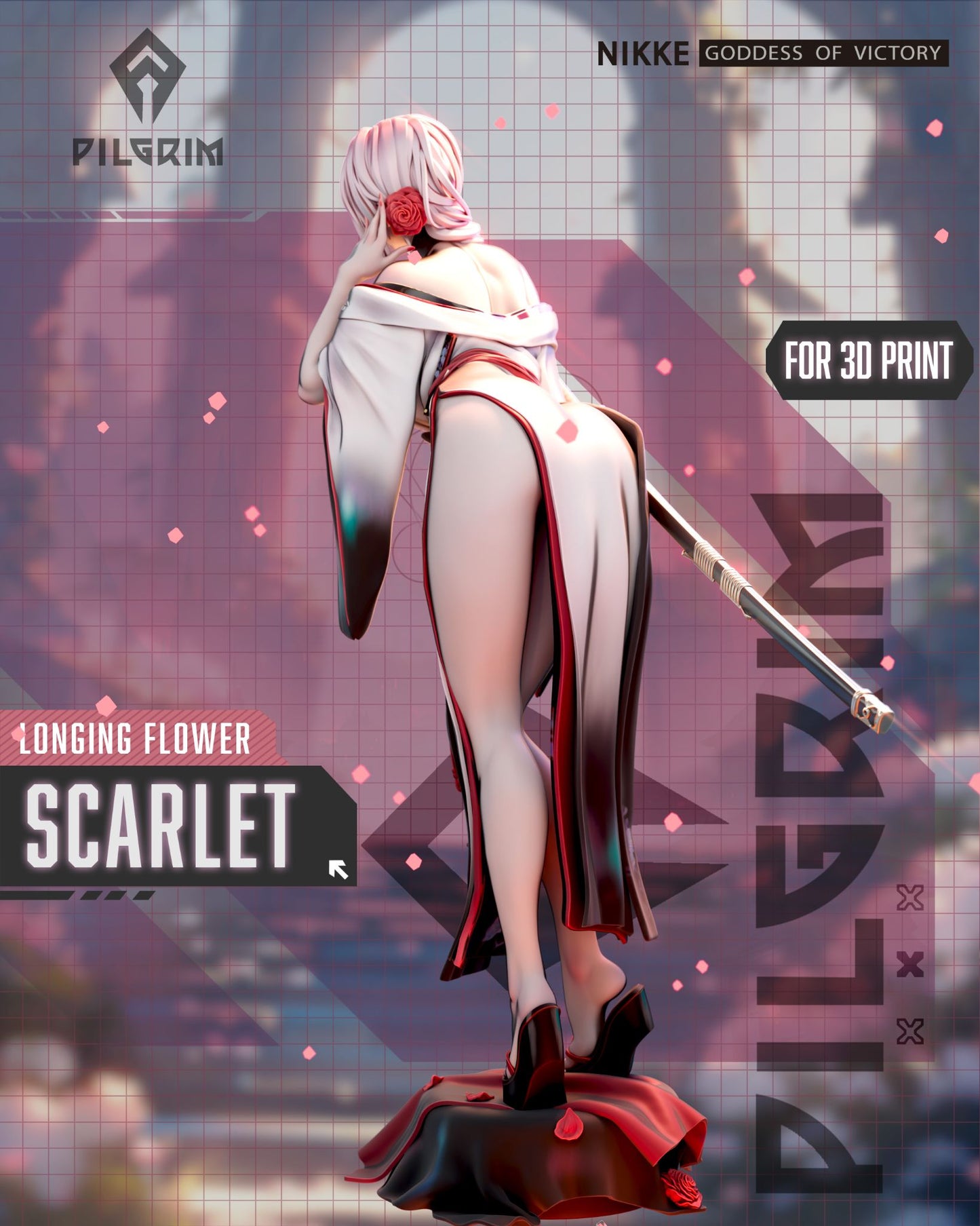 4217 Scarlet NSFW - Nikke Goddess of Victory - STL 3D Print Files