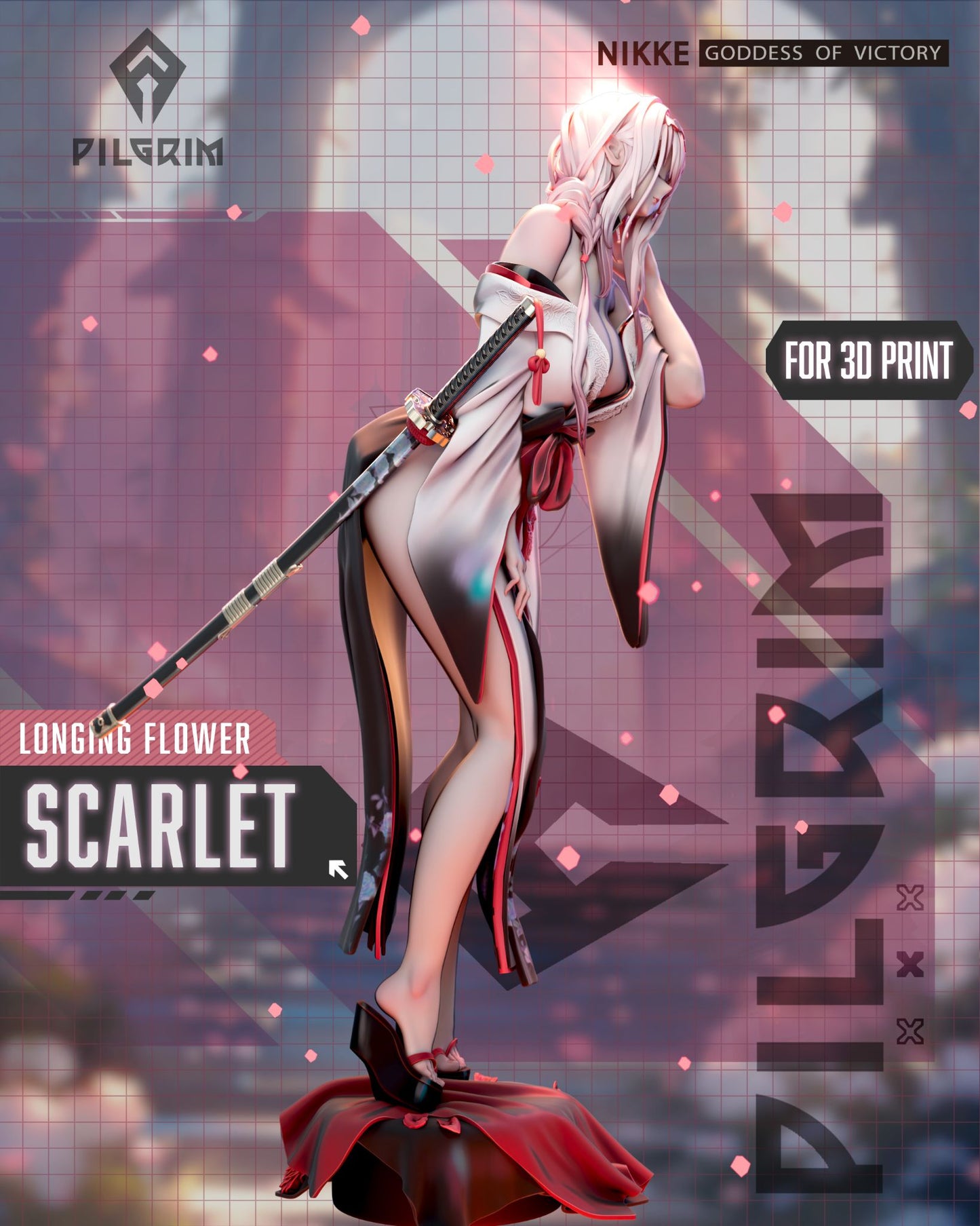 4217 Scarlet NSFW - Nikke Goddess of Victory - STL 3D Print Files