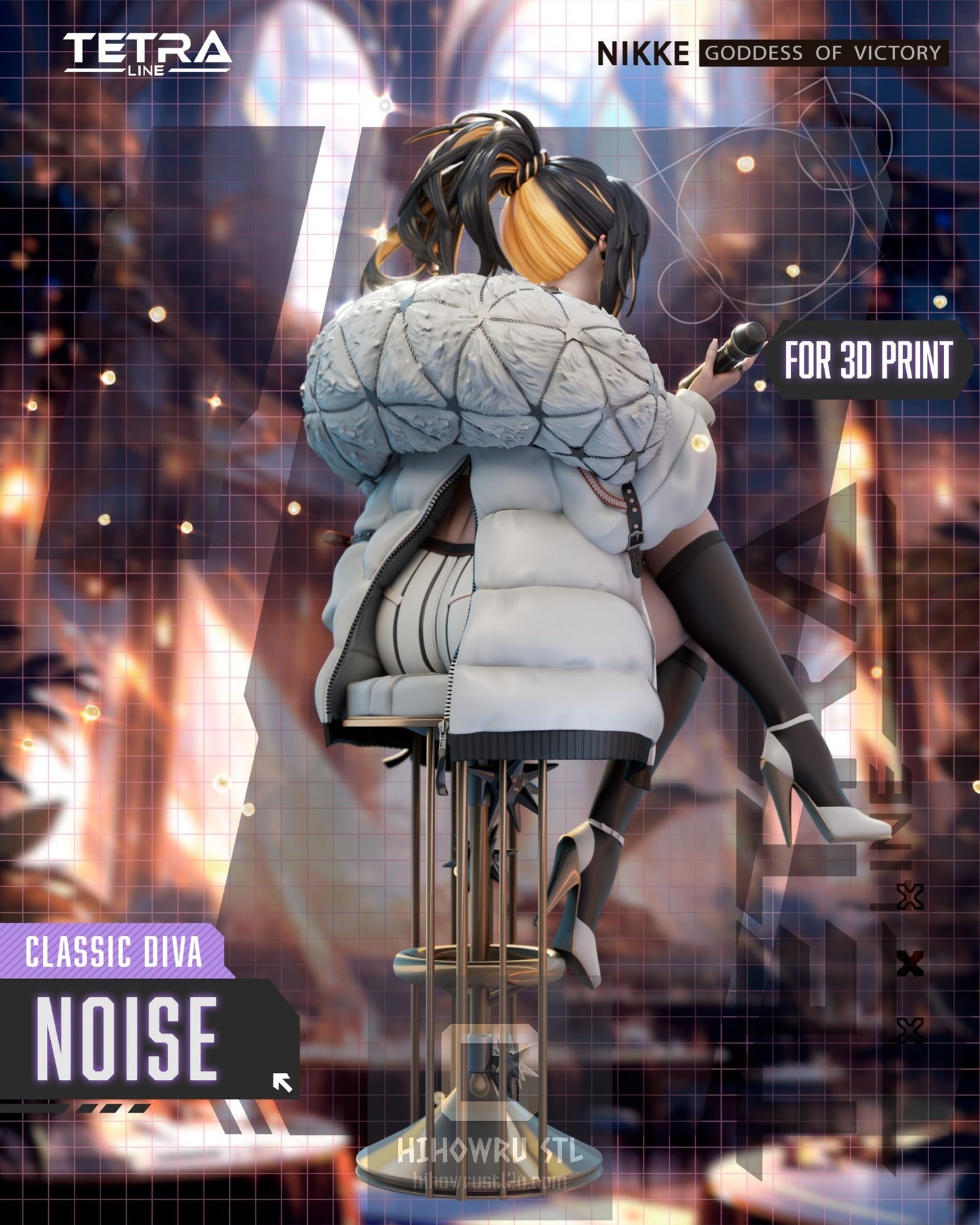 4573 Noise - Nikke Goddess of Victory - STL 3D Print Files