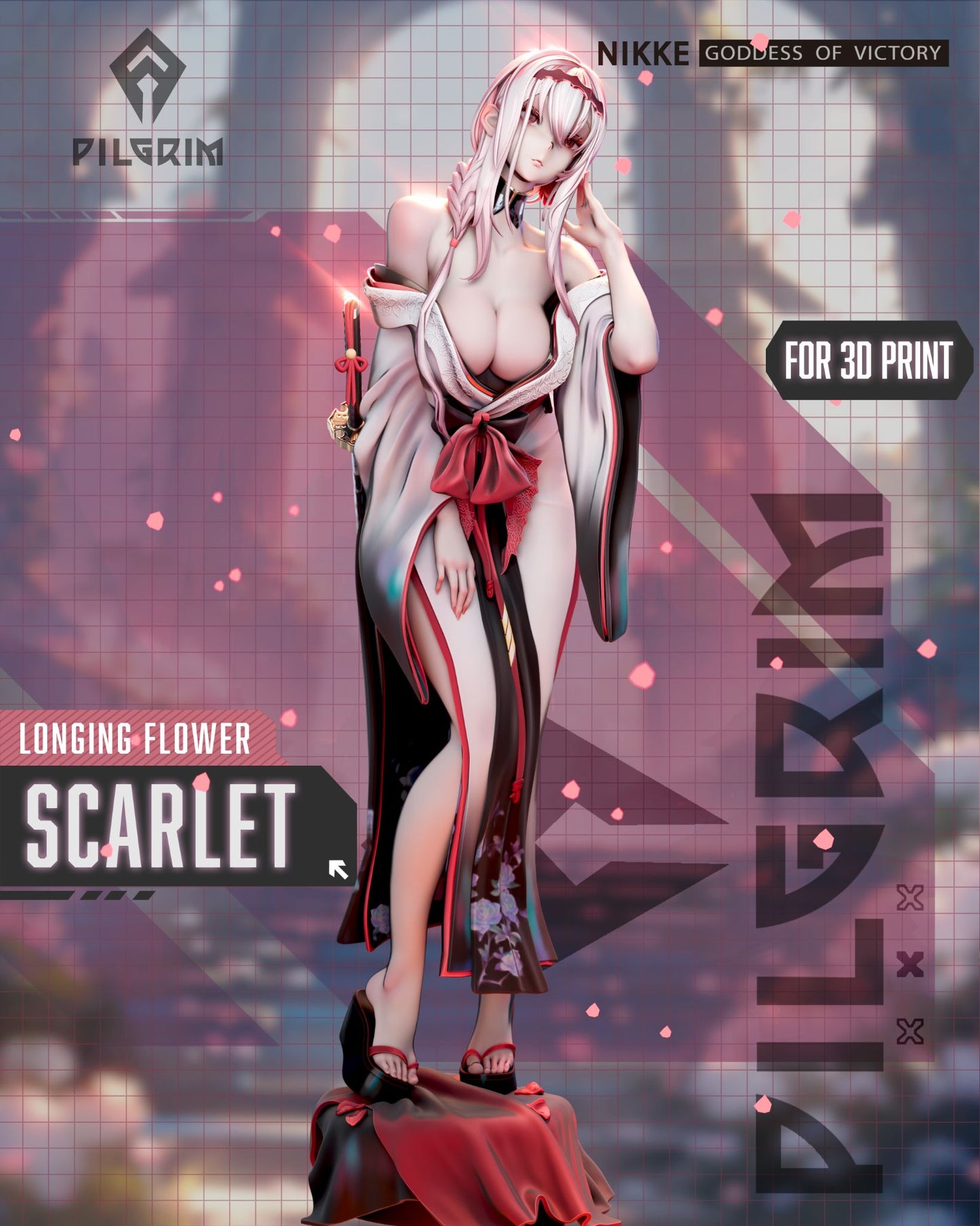 4217 Scarlet NSFW - Nikke Goddess of Victory - STL 3D Print Files