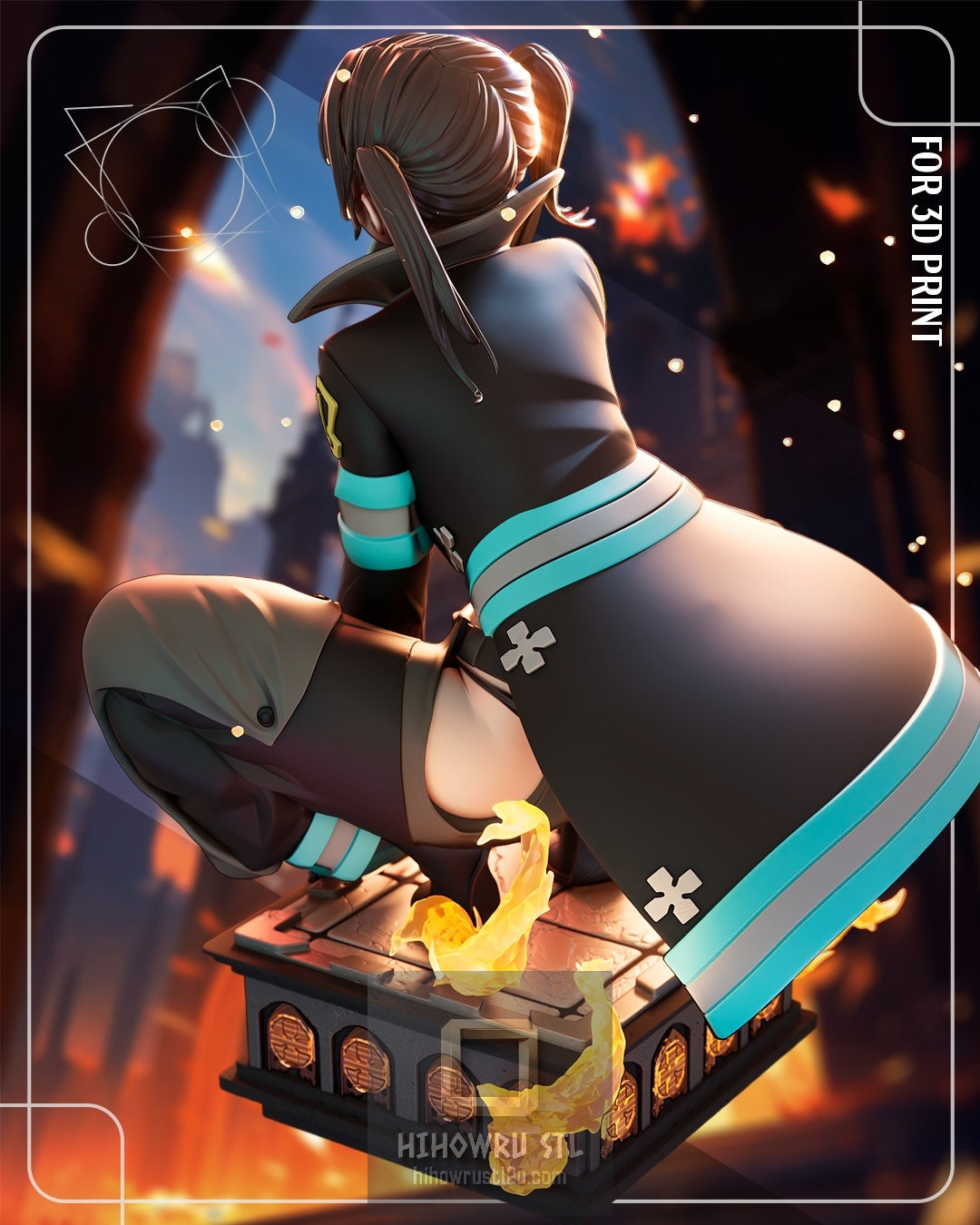 5222 Tamaki Kotatsu - Fire Force - STL 3D Print Files