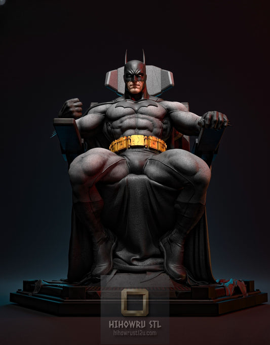 5192 Batman On Throne - DC Comics - STL 3D Print Files