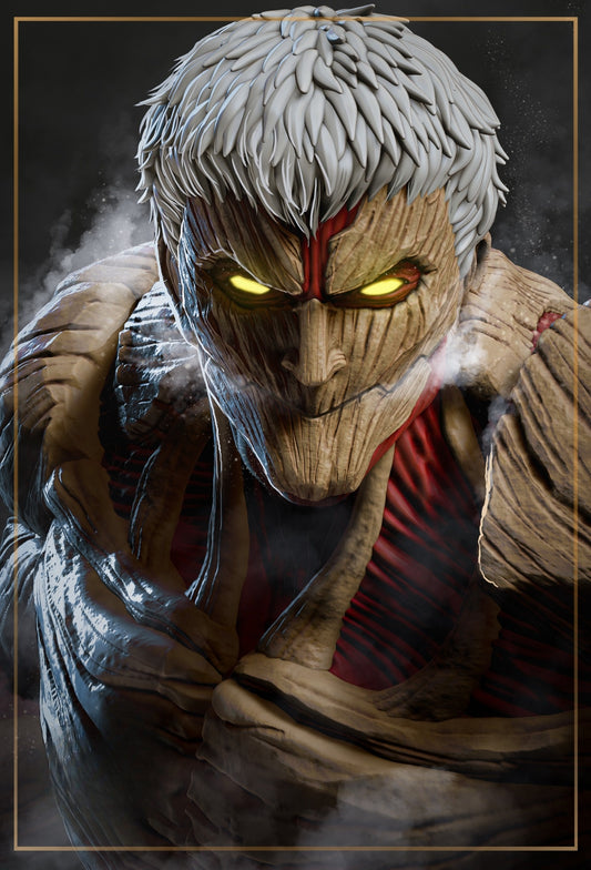 3425 Armored Titan - Attack on Titan - STL 3D Print Files