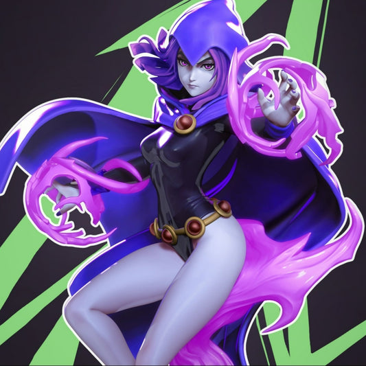 3566 Raven - Teen Titans - STL 3D Print Files