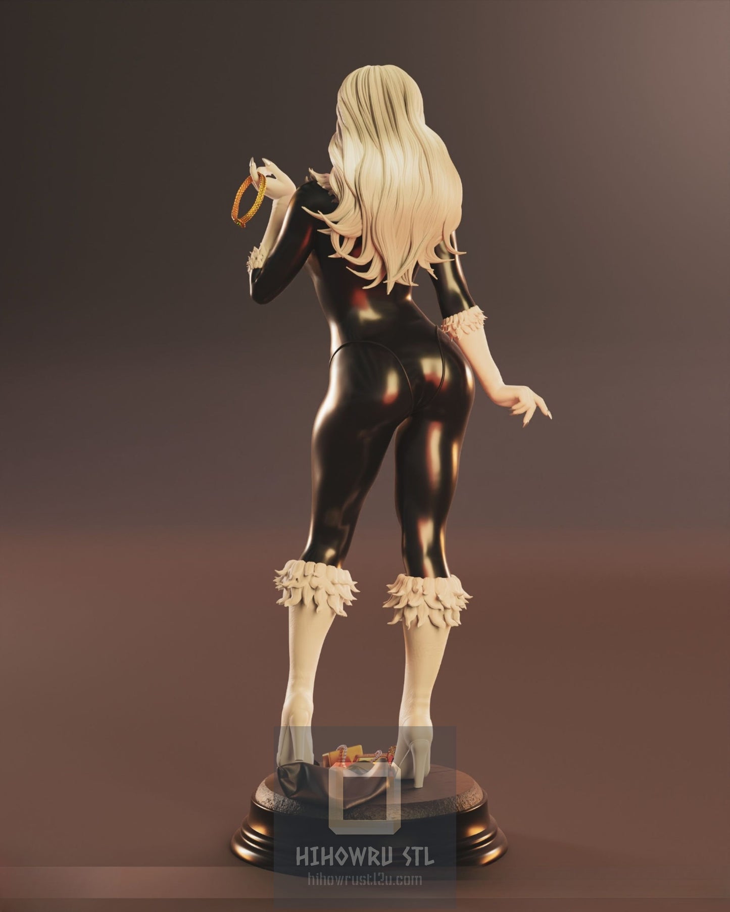 4333 Black Cat NSFW - Marvel Comics - STL 3D Print Files X 3D Animations