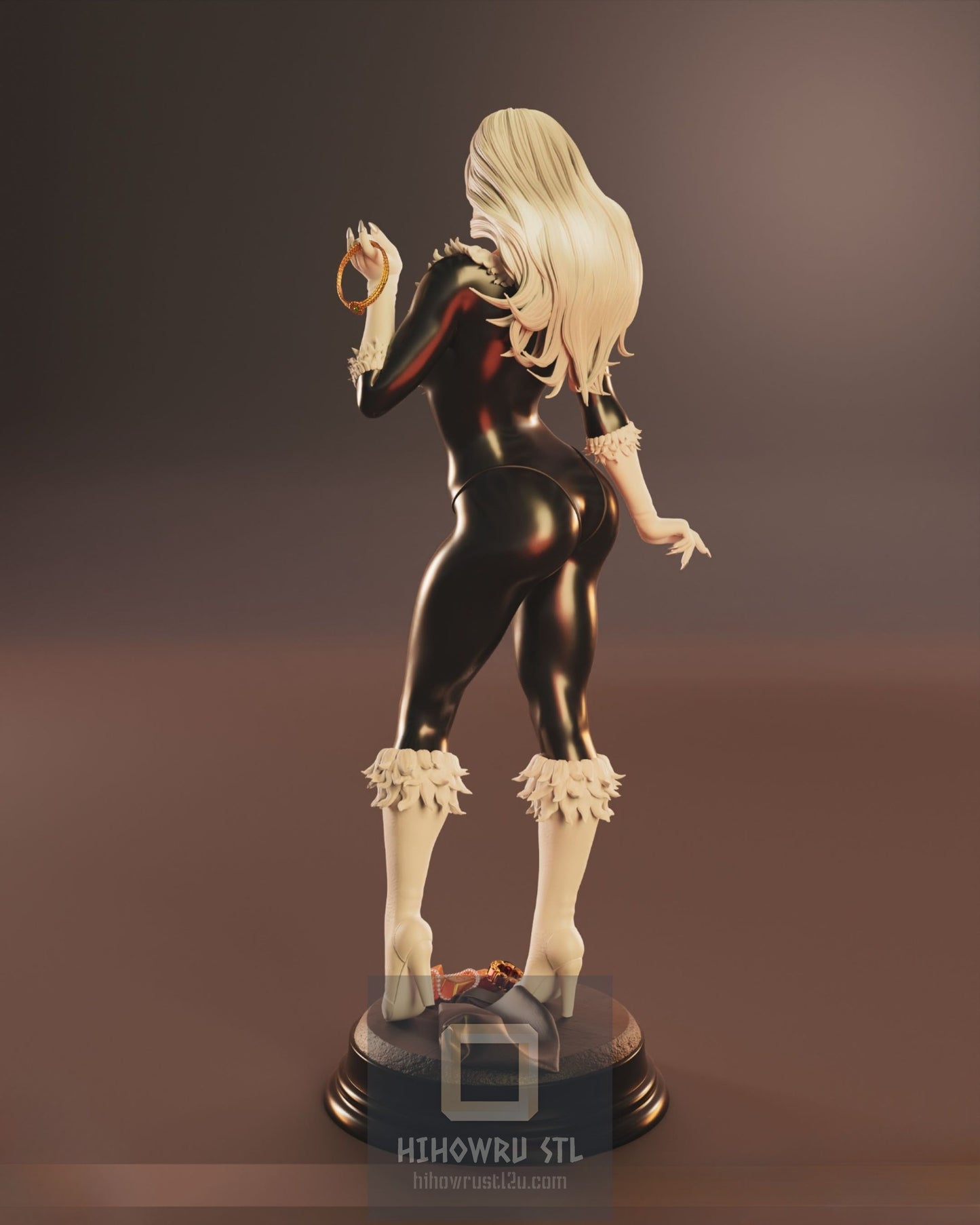 4333 Black Cat NSFW - Marvel Comics - STL 3D Print Files X 3D Animations