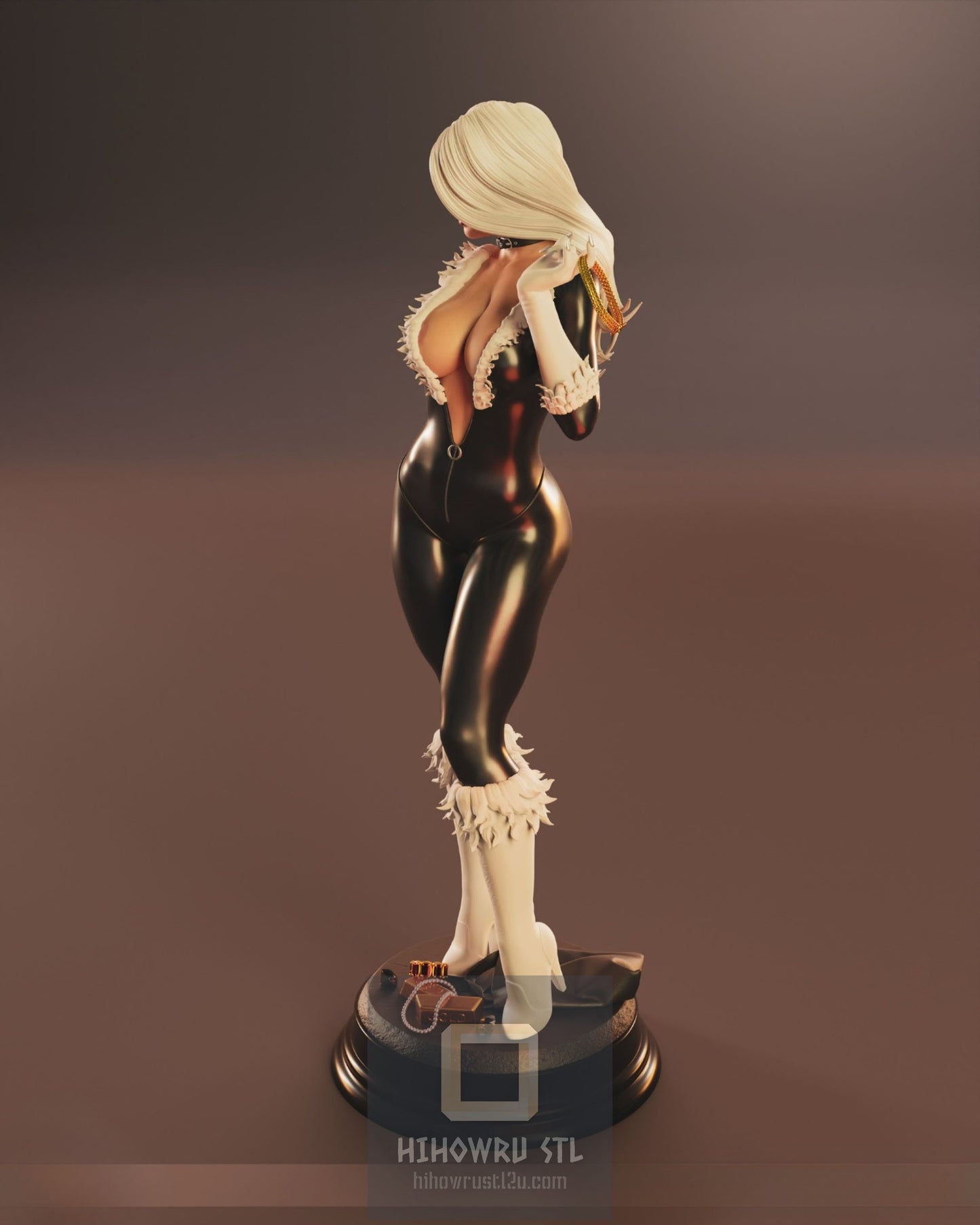 4333 Black Cat NSFW - Marvel Comics - STL 3D Print Files X 3D Animations