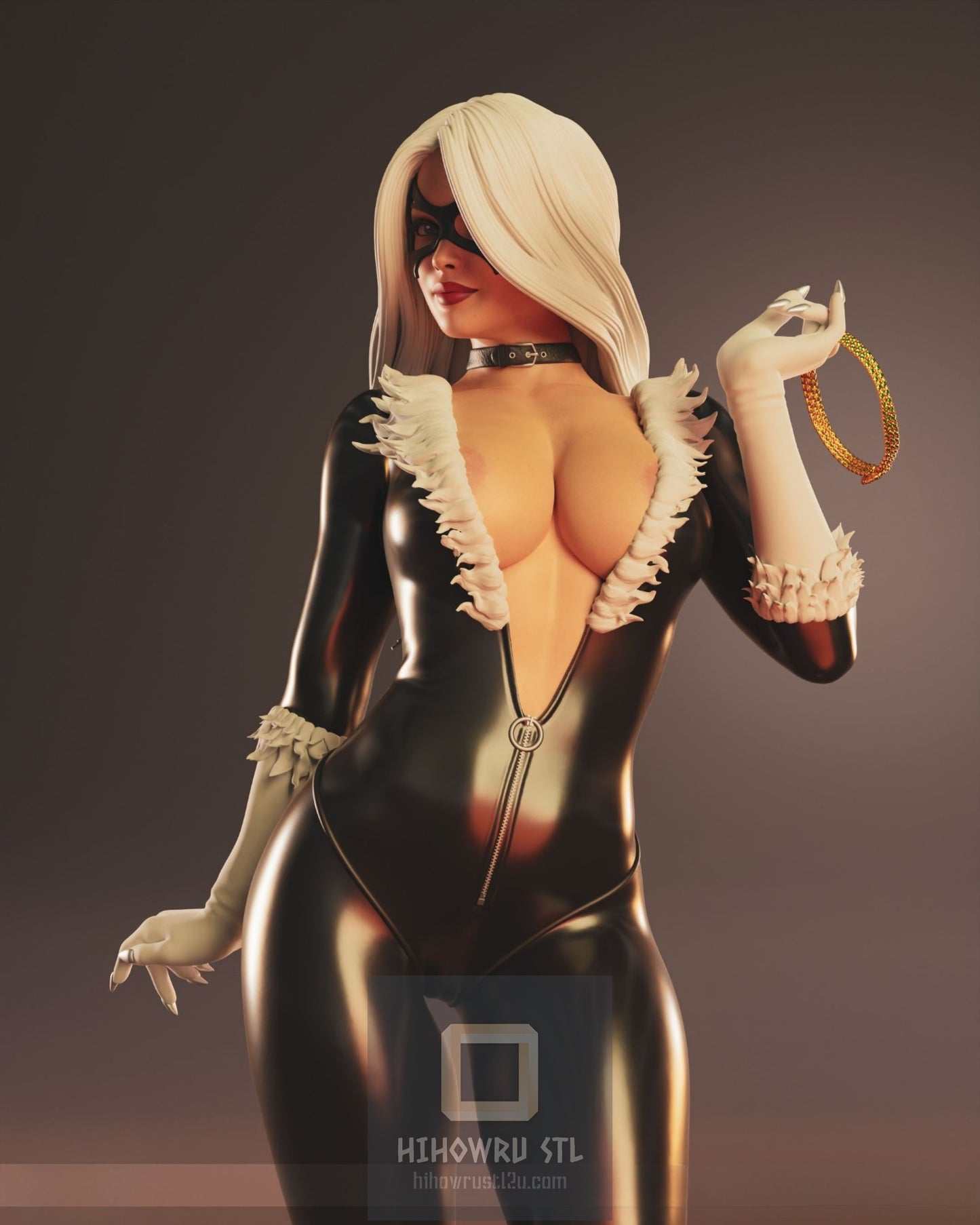 4333 Black Cat NSFW - Marvel Comics - STL 3D Print Files X 3D Animations