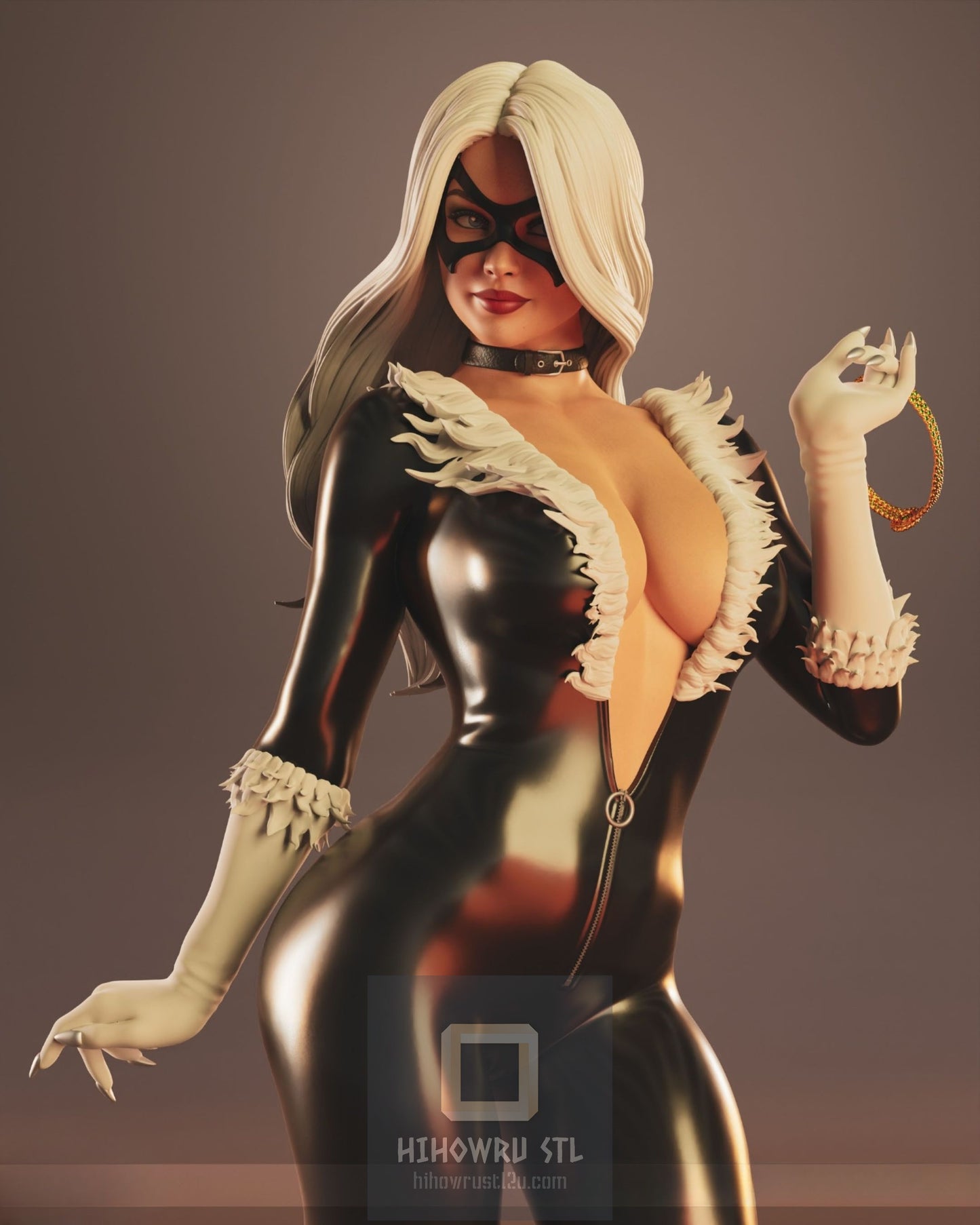 4333 Black Cat NSFW - Marvel Comics - STL 3D Print Files X 3D Animations