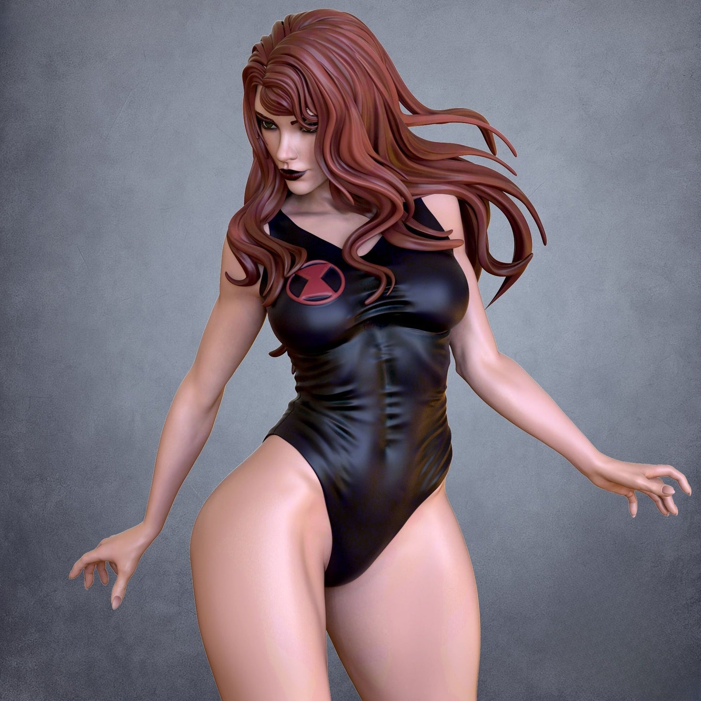 4028 Black Widow Swimsuit NSFW - STL 3D Print Files