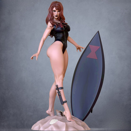4028 Black Widow Swimsuit NSFW - STL 3D Print Files