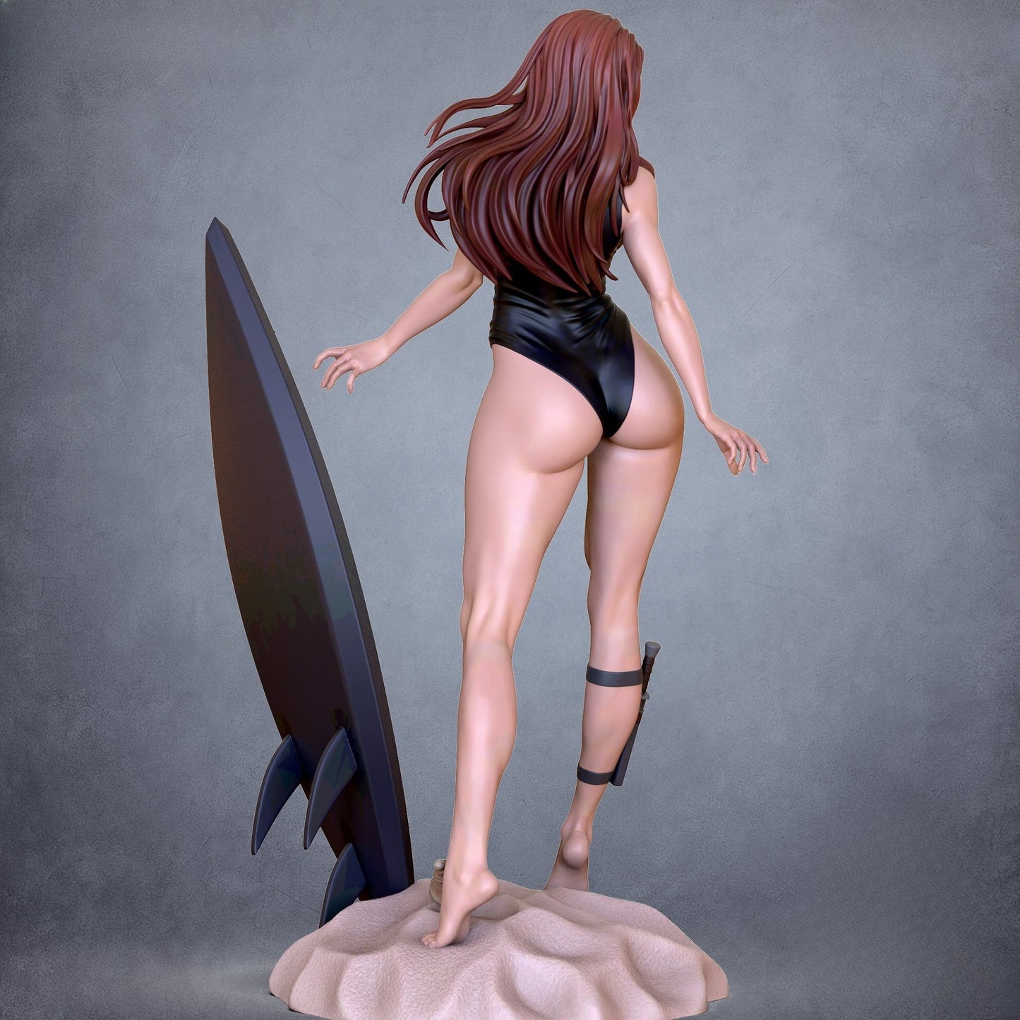 4028 Black Widow Swimsuit NSFW - STL 3D Print Files