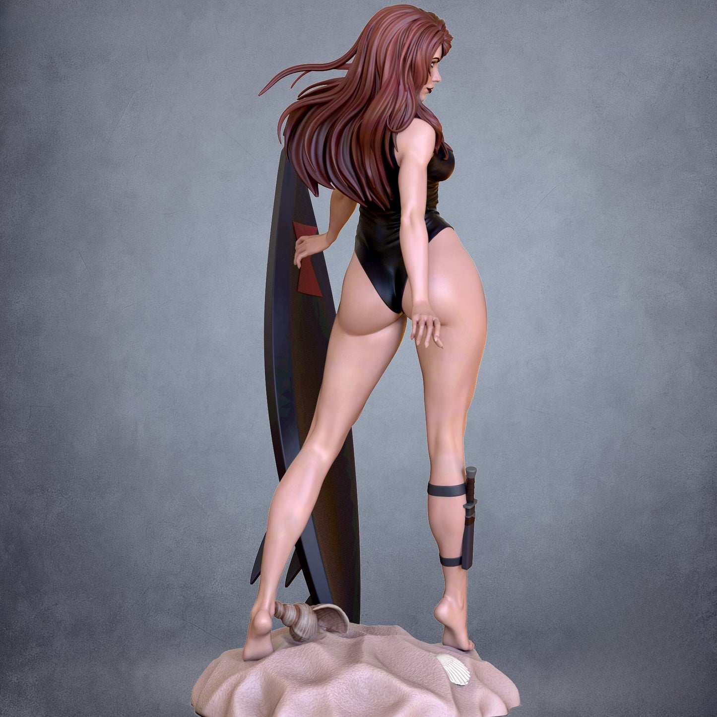 4028 Black Widow Swimsuit NSFW - STL 3D Print Files
