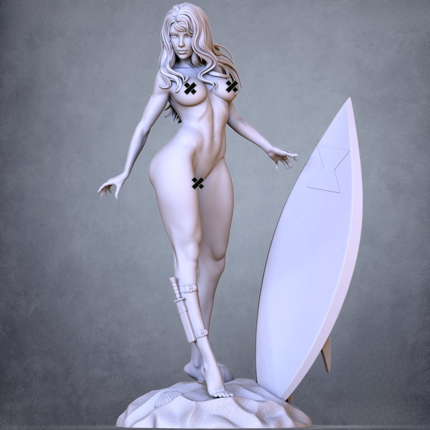 4028 Black Widow Swimsuit NSFW - STL 3D Print Files