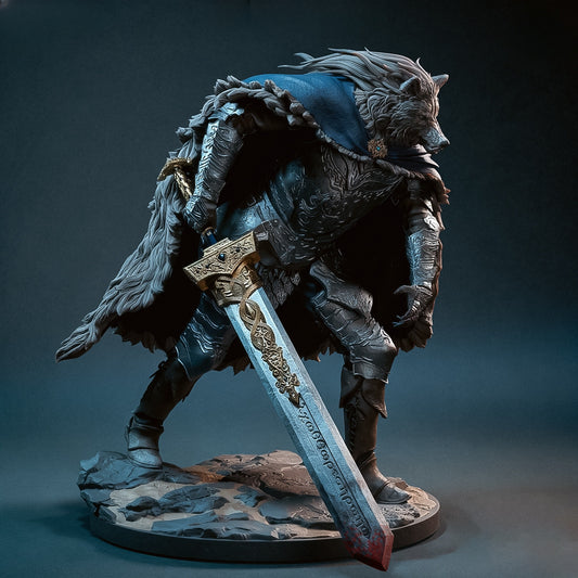 3551 Blaidd the Half-Wolf - Elden Ring - STL 3D Print Files
