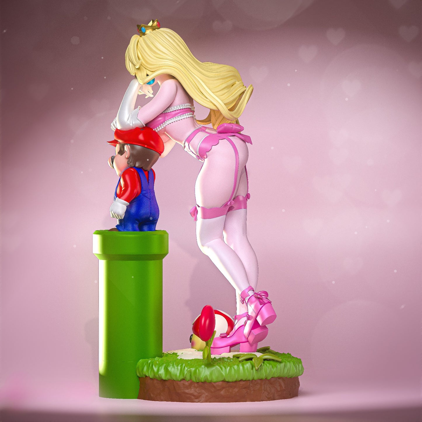 3388 Princes Peach - Super Mario Bros - STL 3D Print Files
