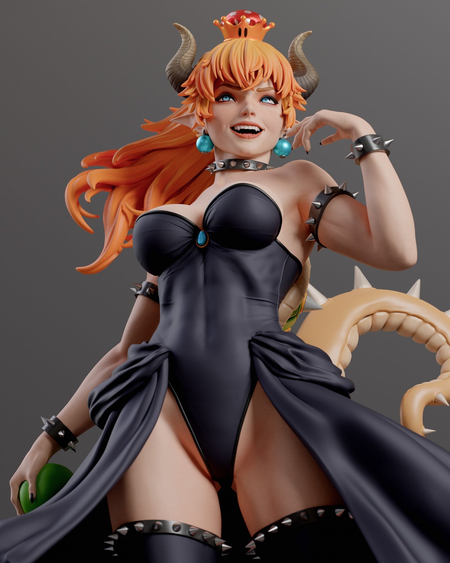 2923 Bowsette - Super Mario - STL 3D Print Files