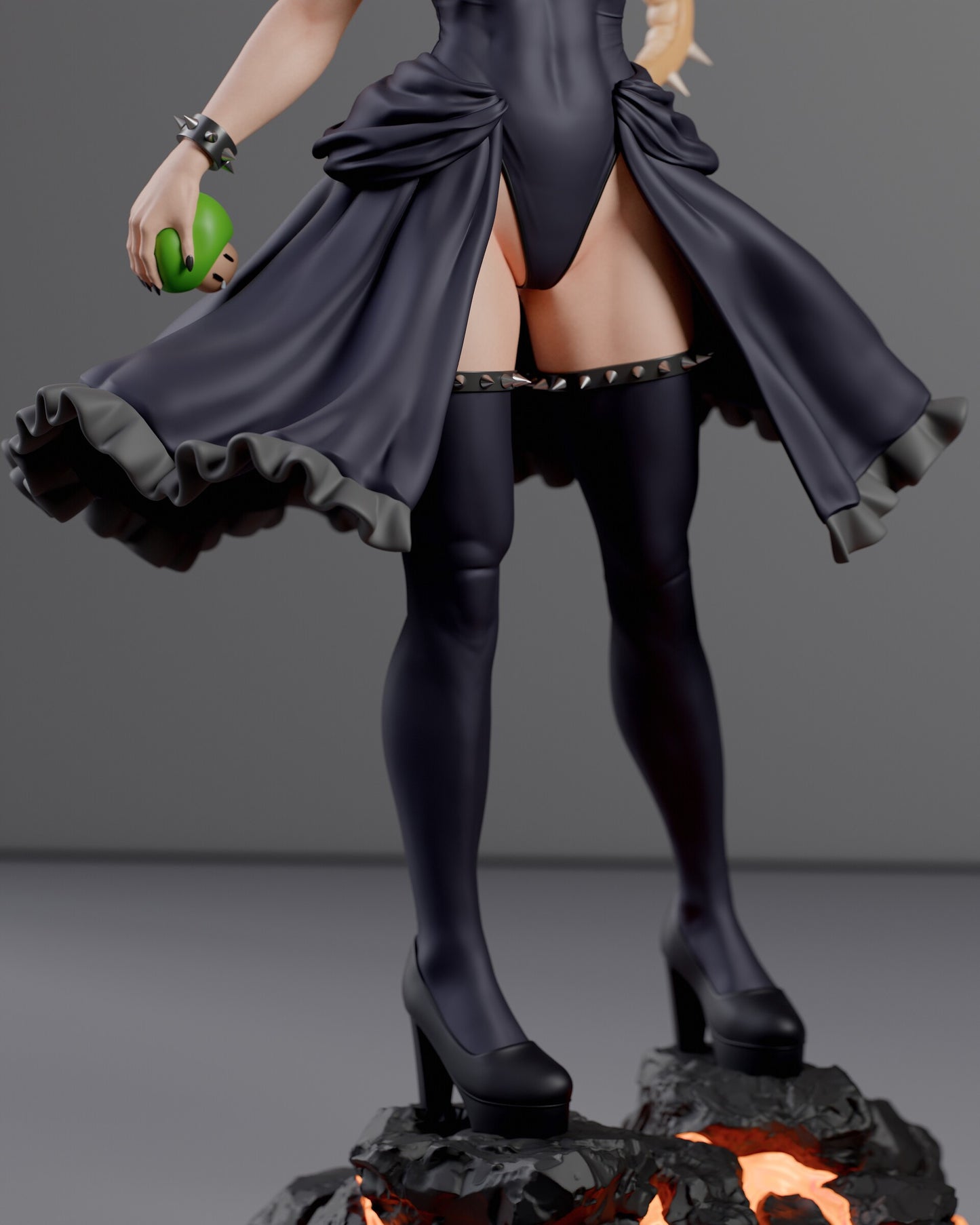 2923 Bowsette - Super Mario - STL 3D Print Files