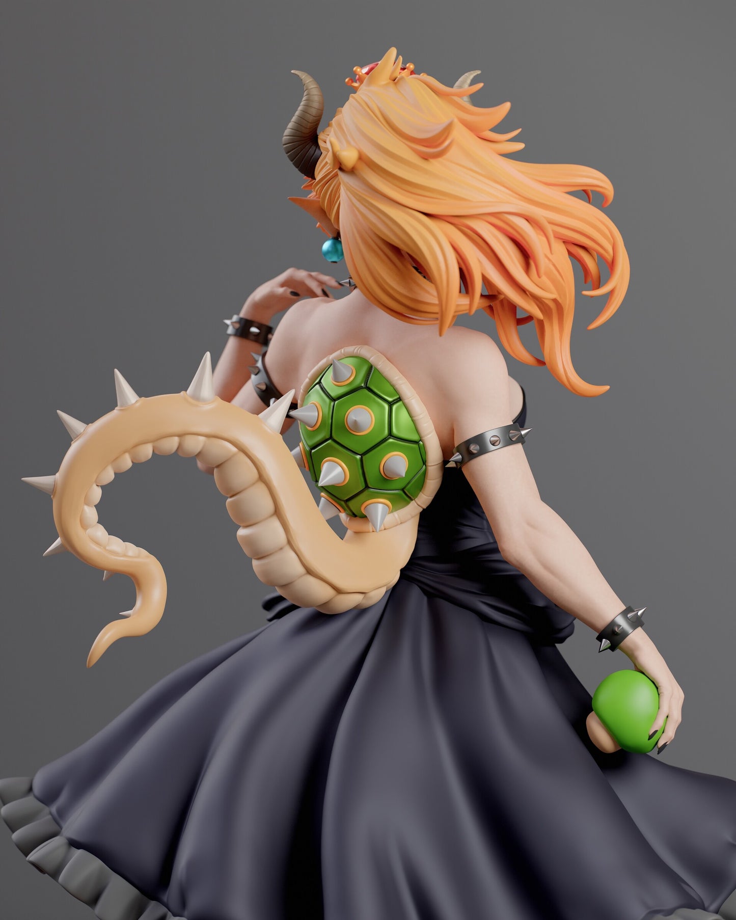 2923 Bowsette - Super Mario - STL 3D Print Files
