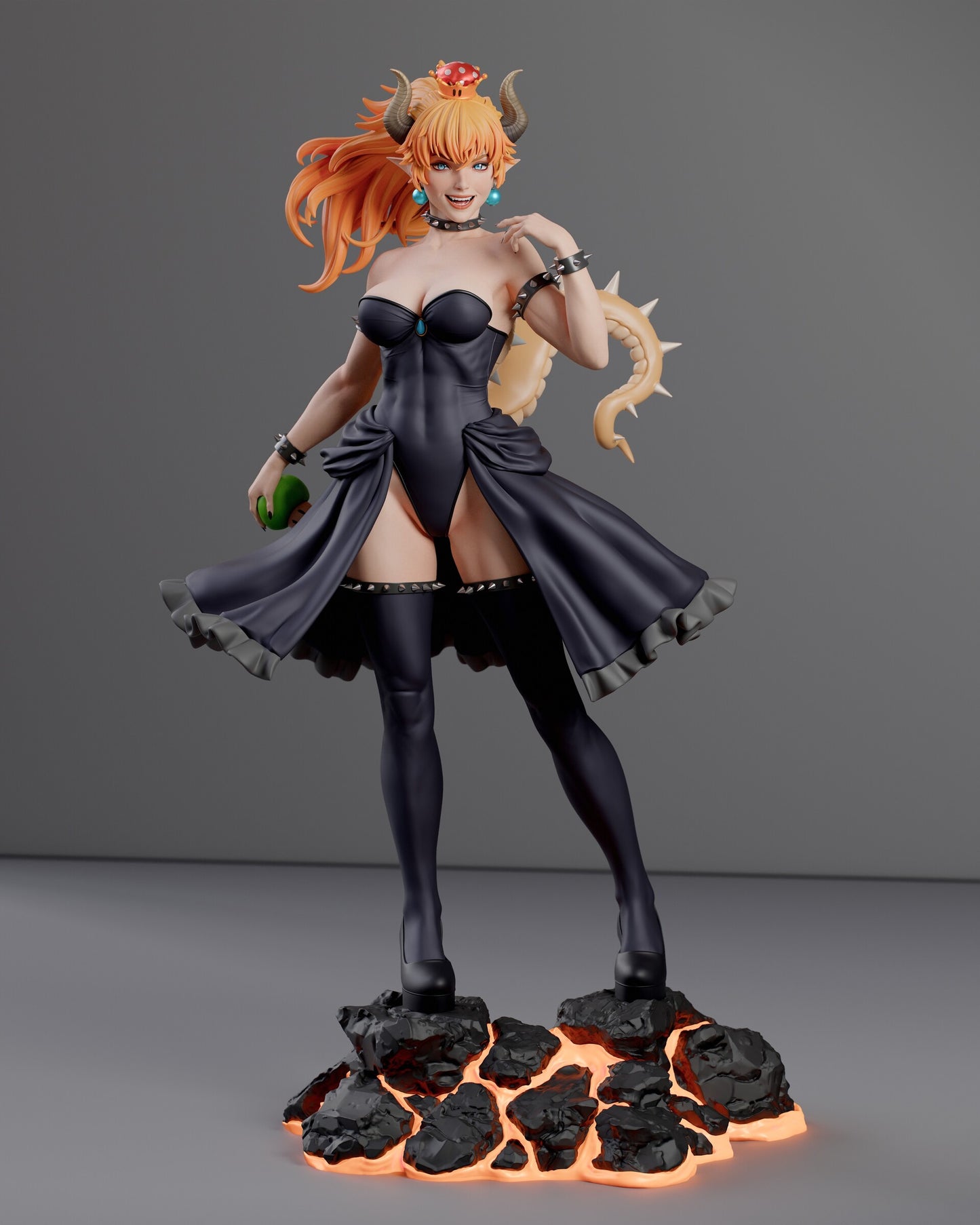 2923 Bowsette - Super Mario - STL 3D Print Files