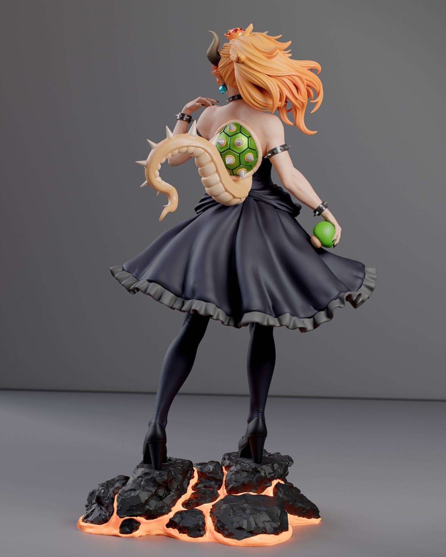 2923 Bowsette - Super Mario - STL 3D Print Files