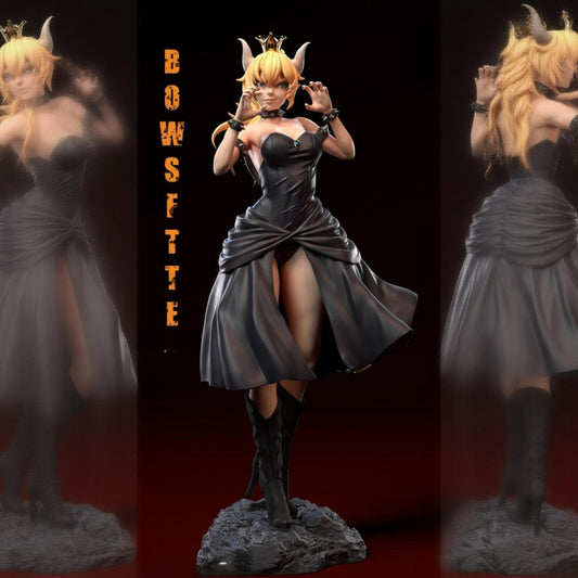 3669 Bowsette - Super Mario - STL 3D Print Files