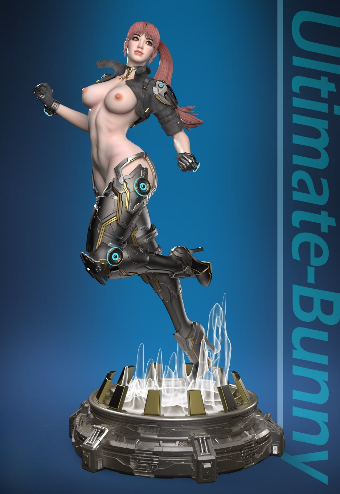 4209 Ultimate Bunny NSFW - The First Descendant - STL 3D Print Files X 3D Animations