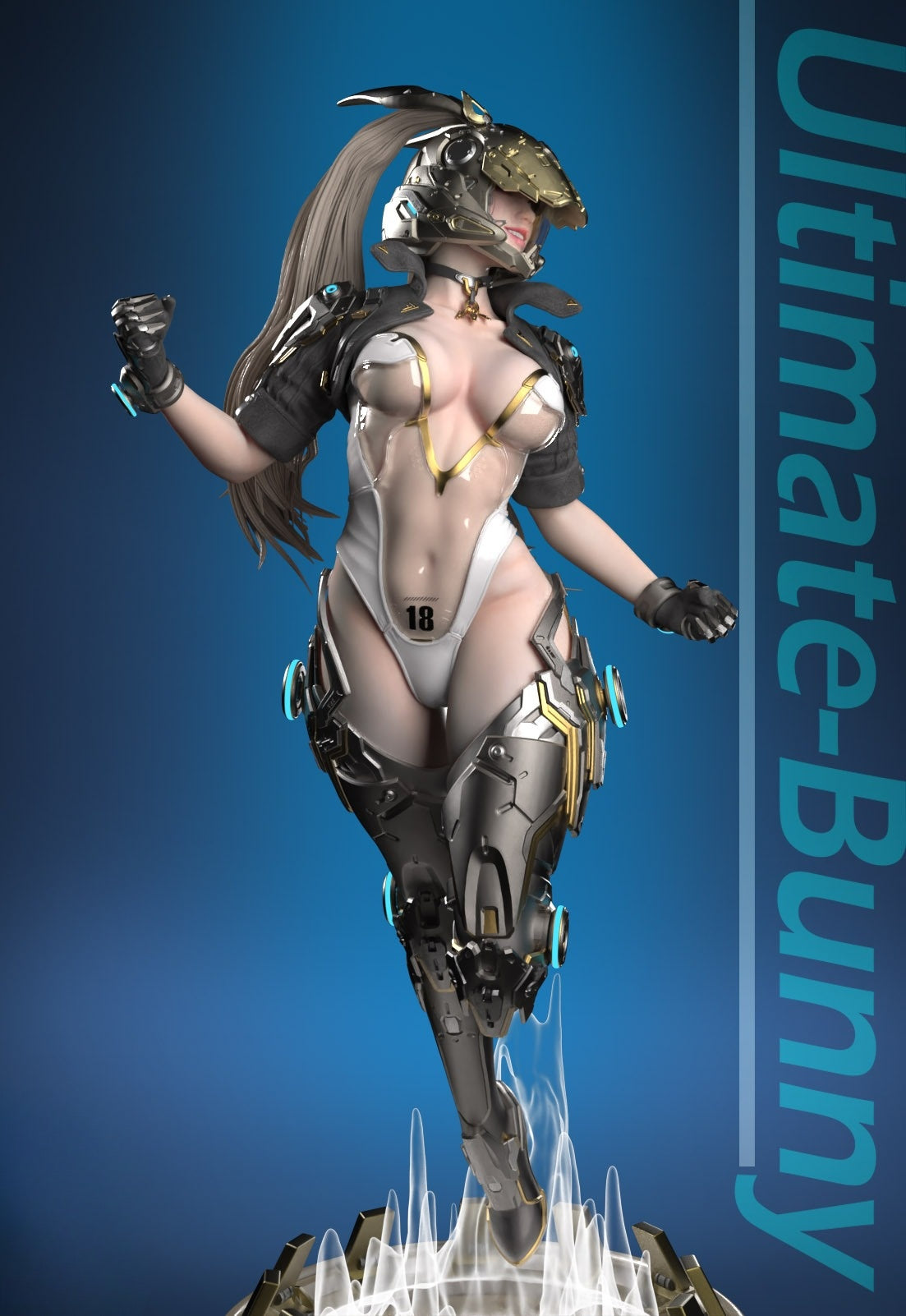 4209 Ultimate Bunny NSFW - The First Descendant - STL 3D Print Files X 3D Animations