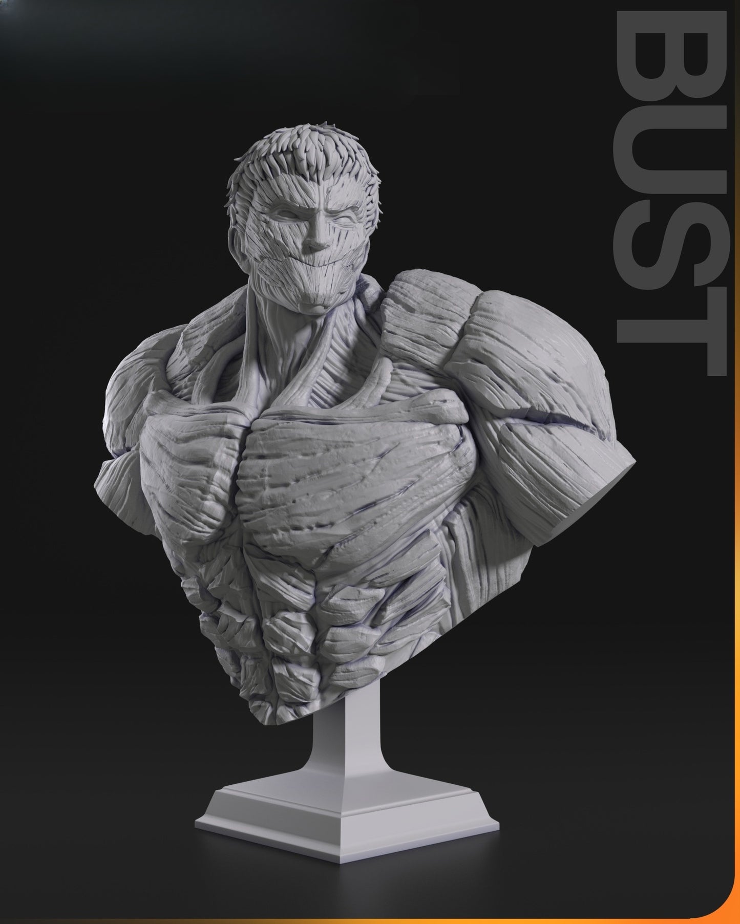 3425 Armored Titan - Attack on Titan - STL 3D Print Files