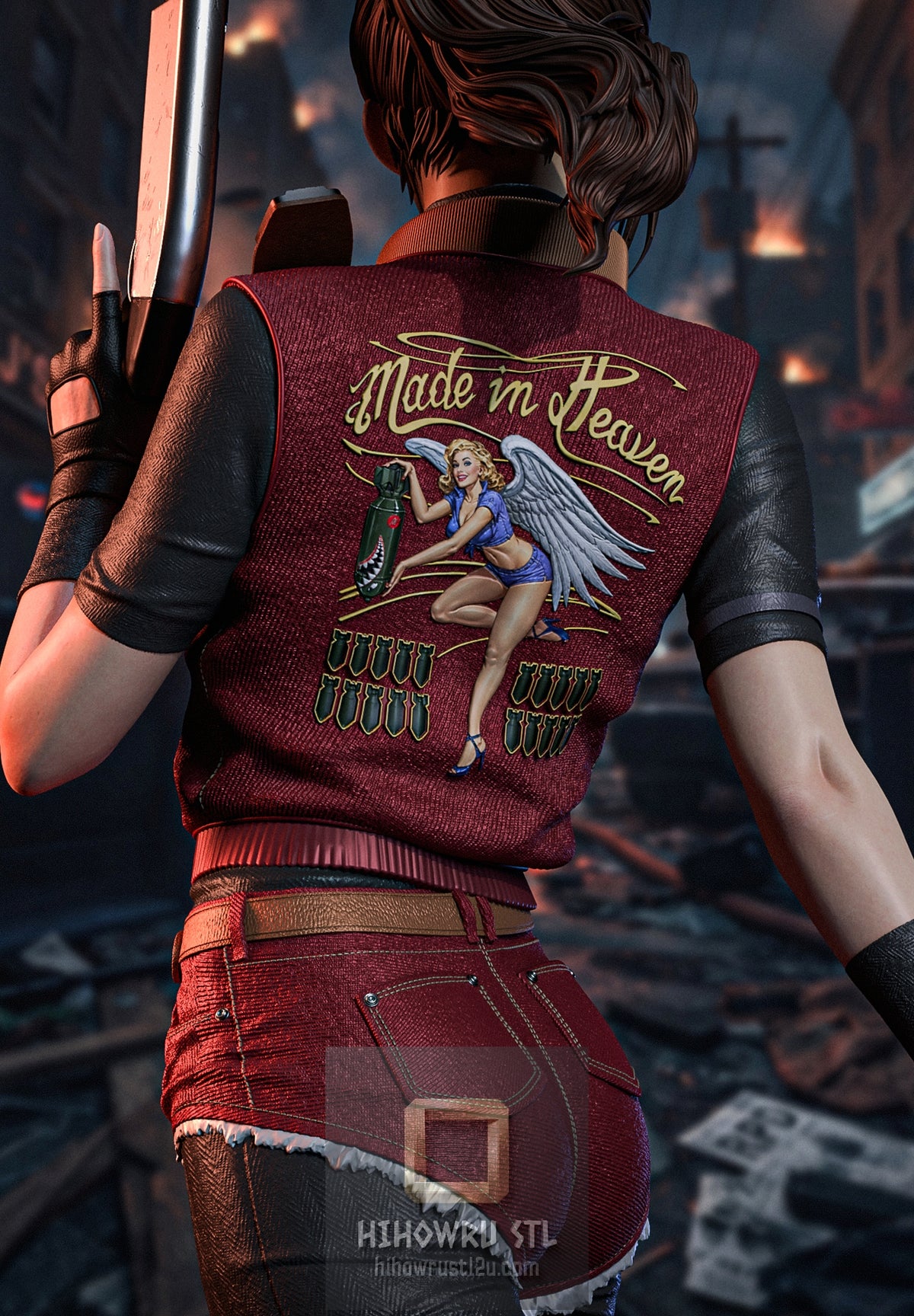 5621 Claire Redfield - Resident Evil - STL 3D Print Files